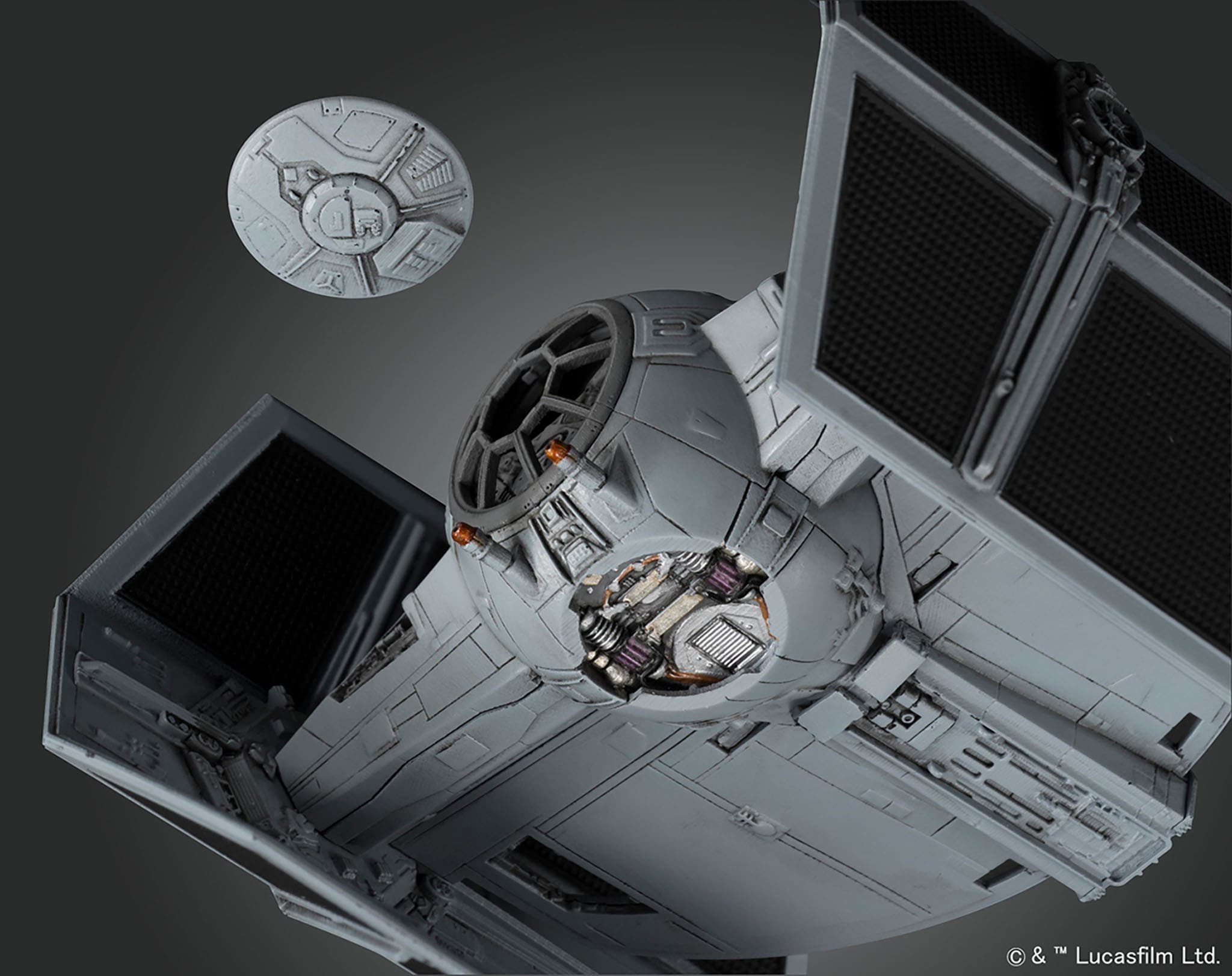 Bandai Modellbausatz »TIE Advanced, Star Wars«, 1:72