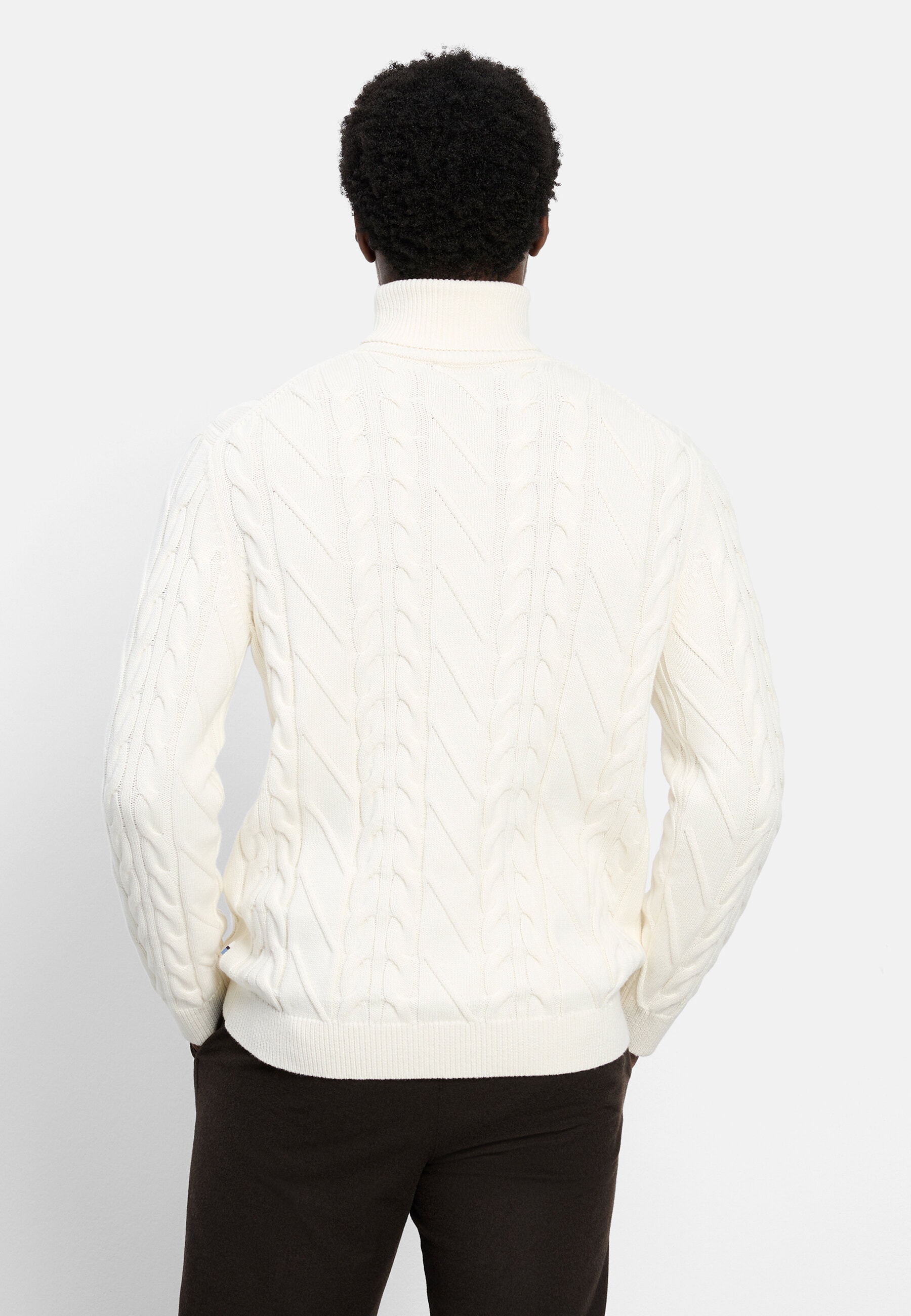 OLYMP Rollkragenpullover »OLYMP Casual Strick, Rollkragen«