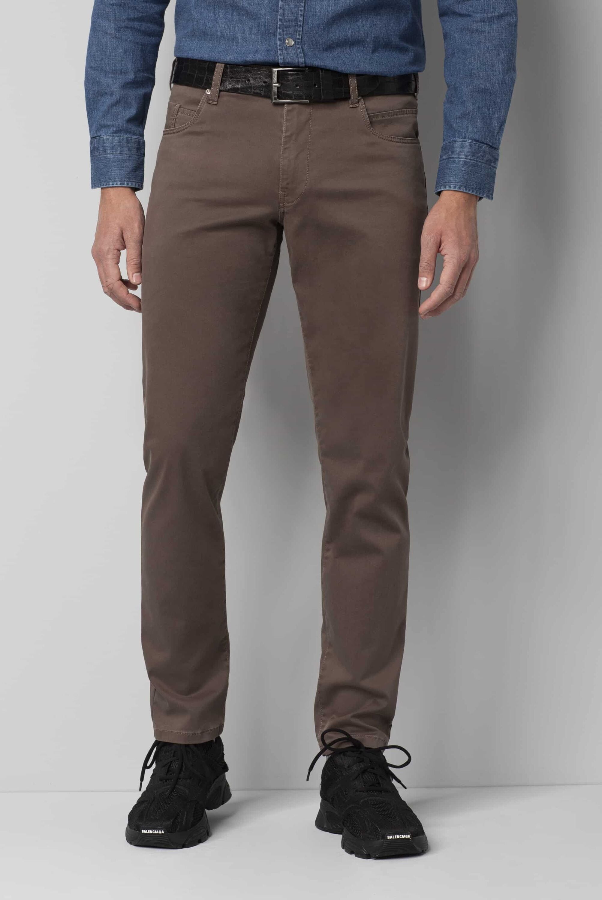 MEYER Chinos "M5 Slim", mit Stretch-Dehnbund günstig online kaufen