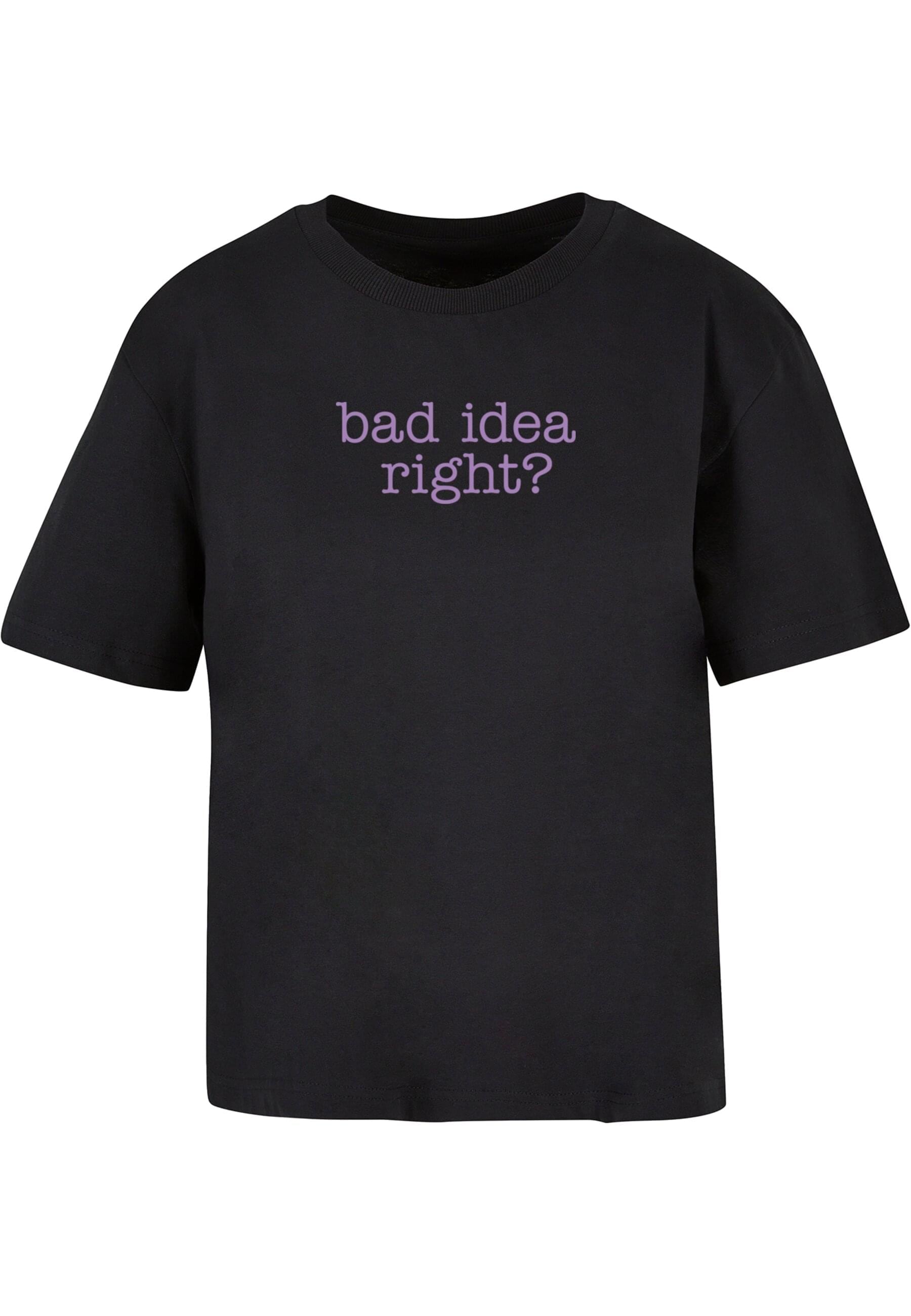 Miss Tee T-Shirt "Miss Tee Bad Idea Tee" 1 Stk. günstig online kaufen