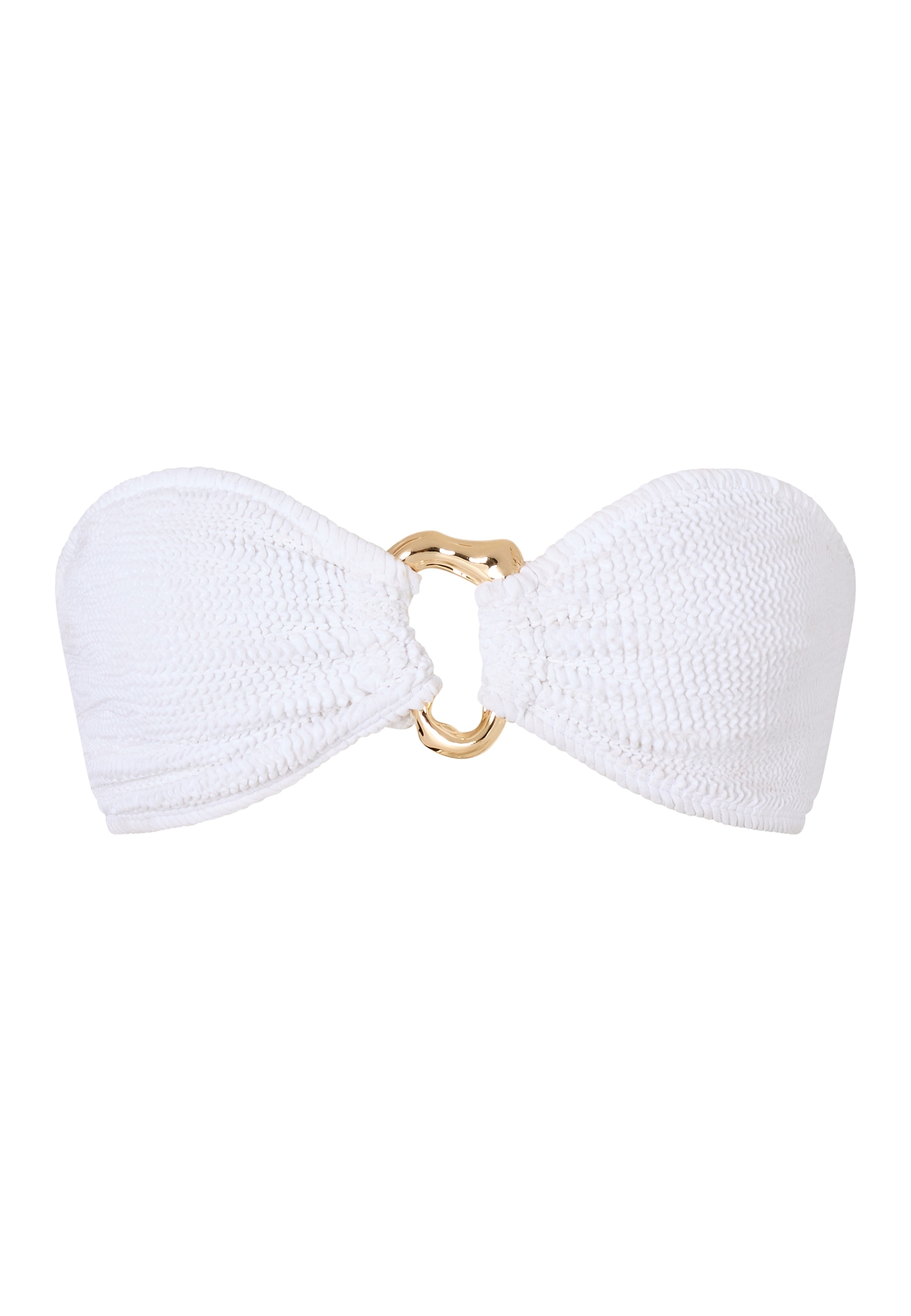 Moda Minx Triangel-Bikini-Top »SCRUNCH Irregular«, (1 St.), mit tollem Schmuckelement