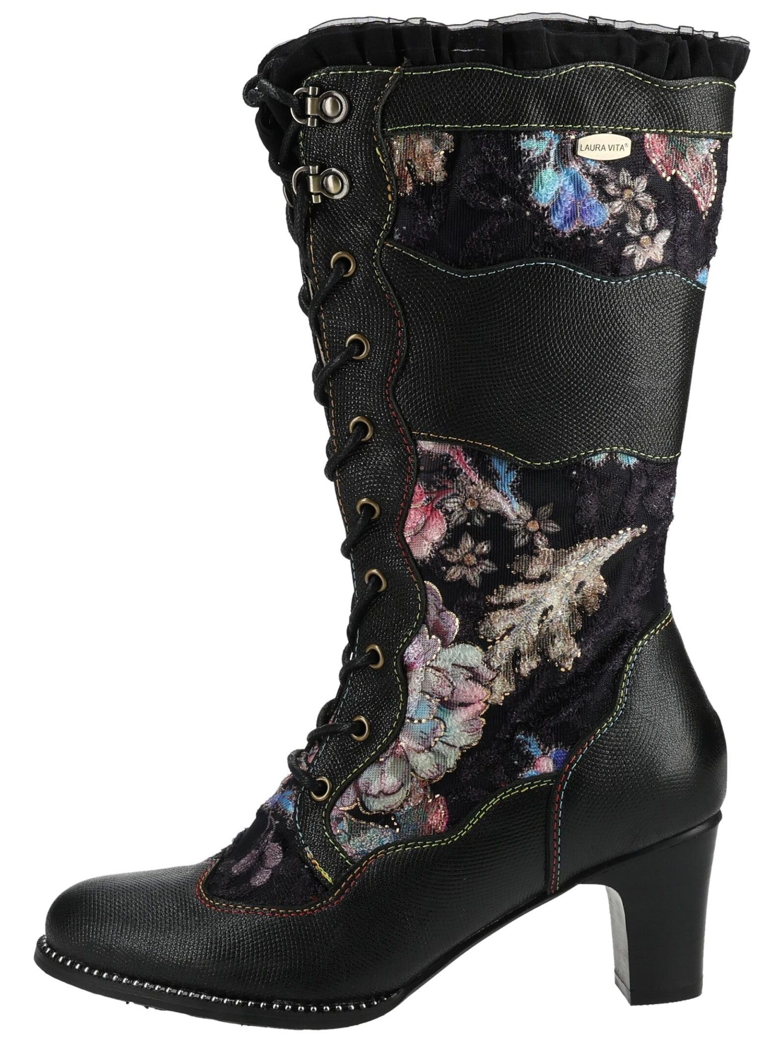 LAURA VITA Schnürstiefel »LAURA VITA Stiefel Leder/Textil«