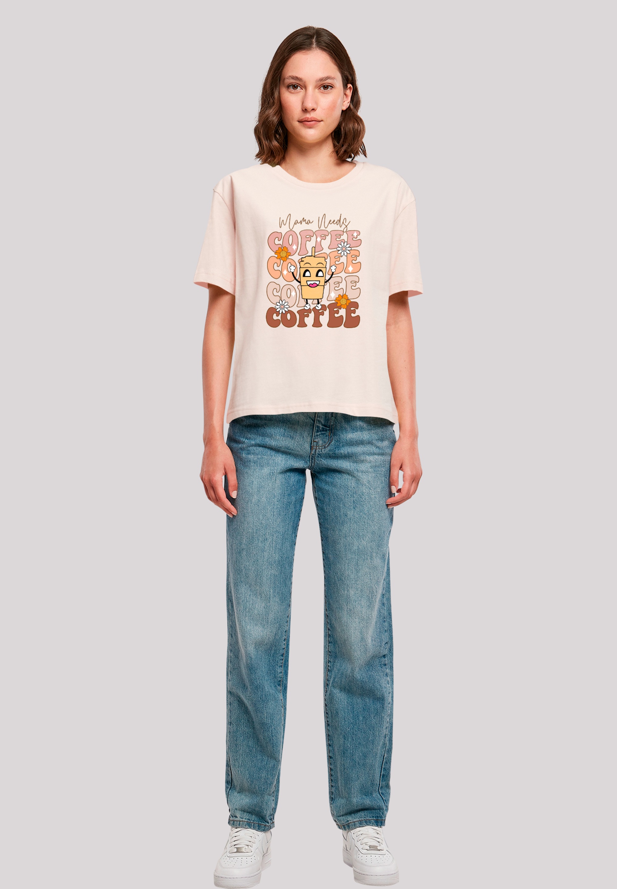 F4NT4STIC T-Shirt »Mothers Day Coffee Lover Mom«, Premium Qualität