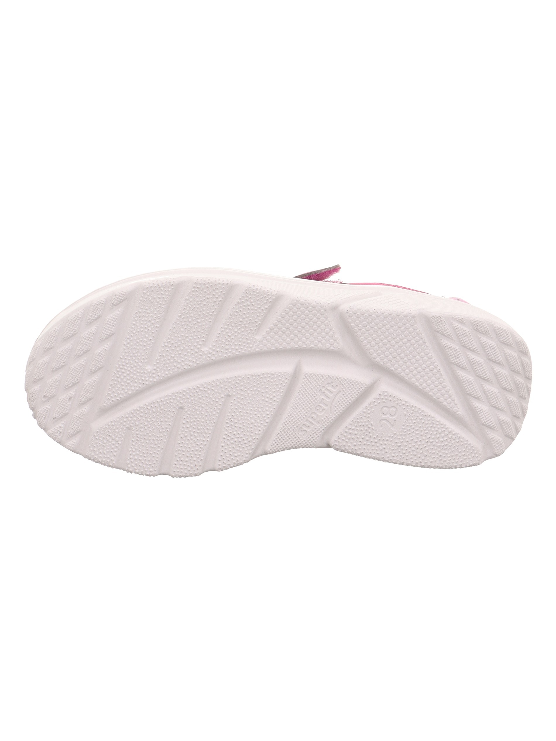 Superfit Sneaker »KICKS WMS: weit«  Klettschuh, farbiges Muster, WMS: W V, Größenschablone zum Download