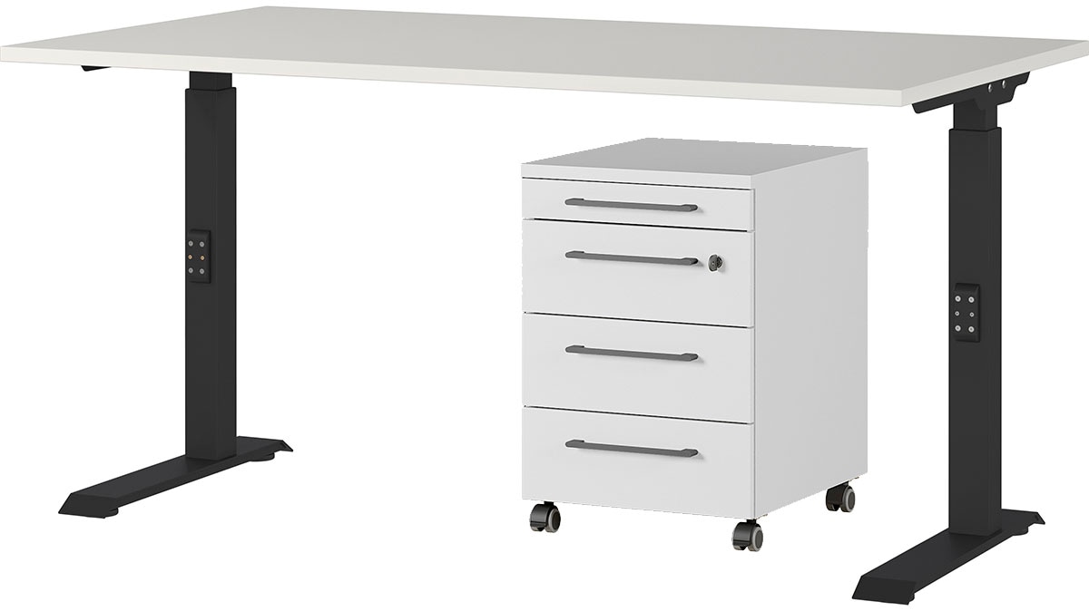 GERMANIA Büromöbel-Set "Agenda" Set bestehend aus höhenverstellbarem Schrei günstig online kaufen