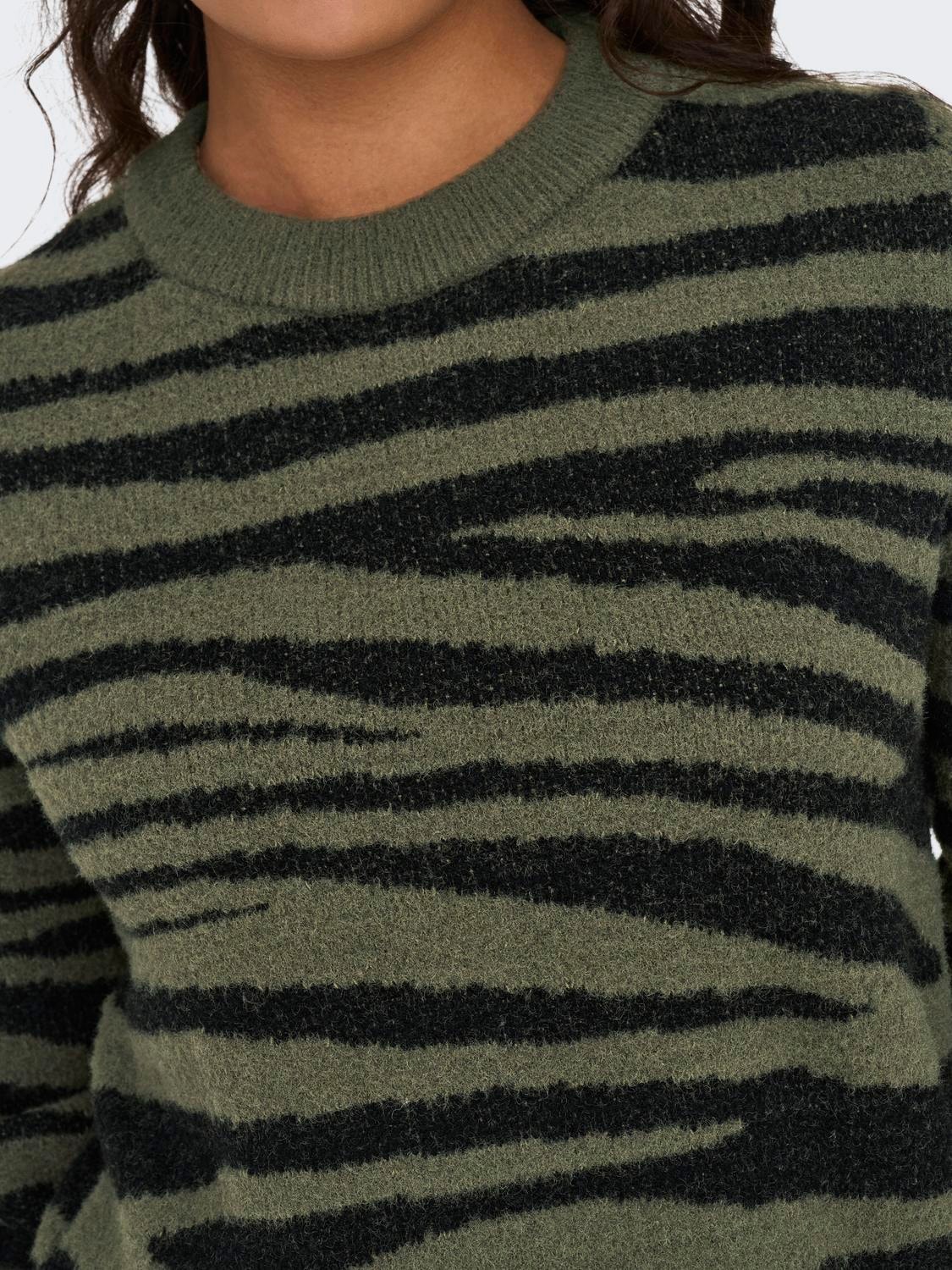 JDY Strickpullover »JDYLORRAINE ANIMAL L/S PULLOVER KNT NOOS«