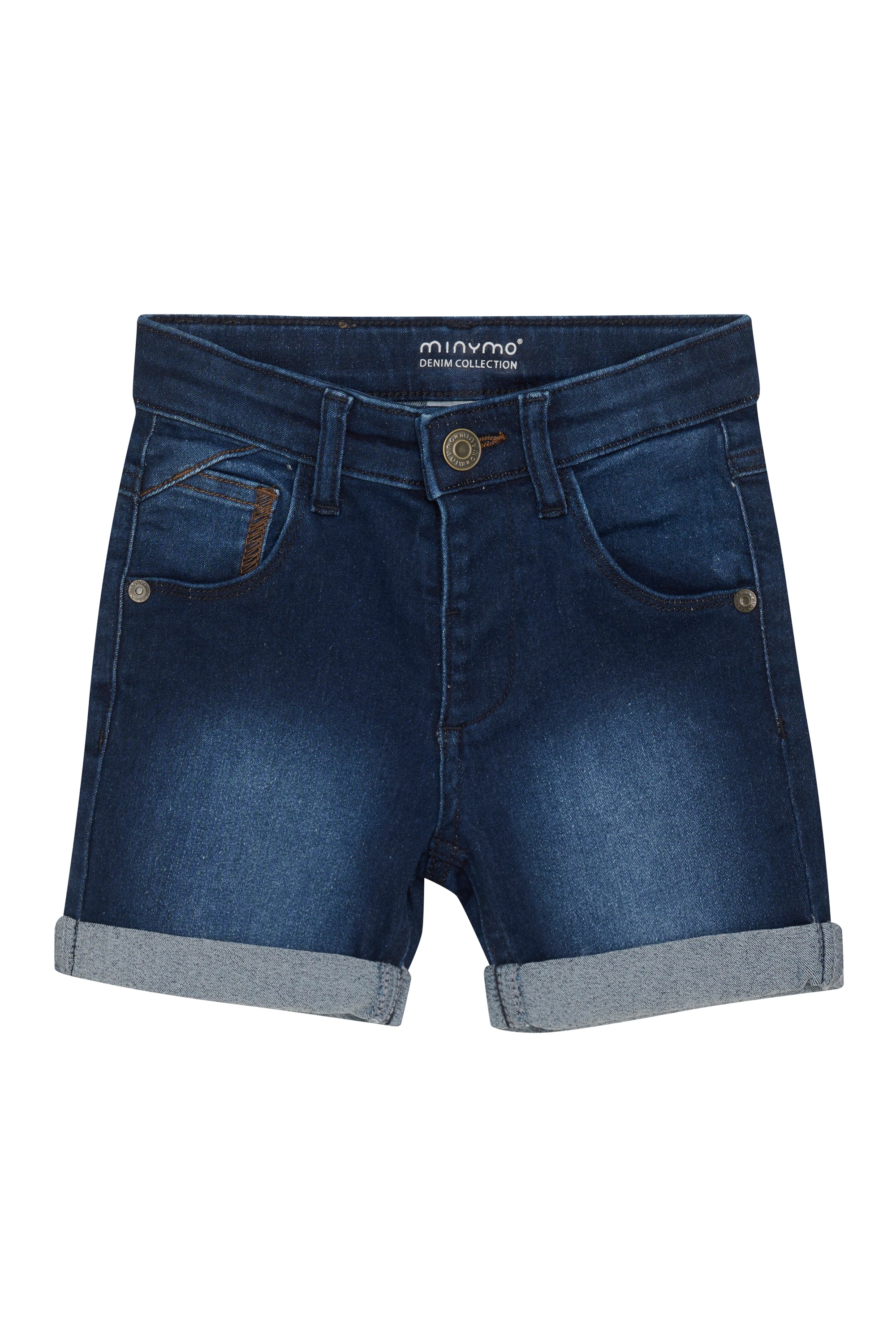 MINYMO Jungen Shorts "Shorts MIShorts", blau, Gr. 110, Obermaterial: 80% Baumwolle CO. 19% Polyester PES. 1% Elasthan EL., Jeans