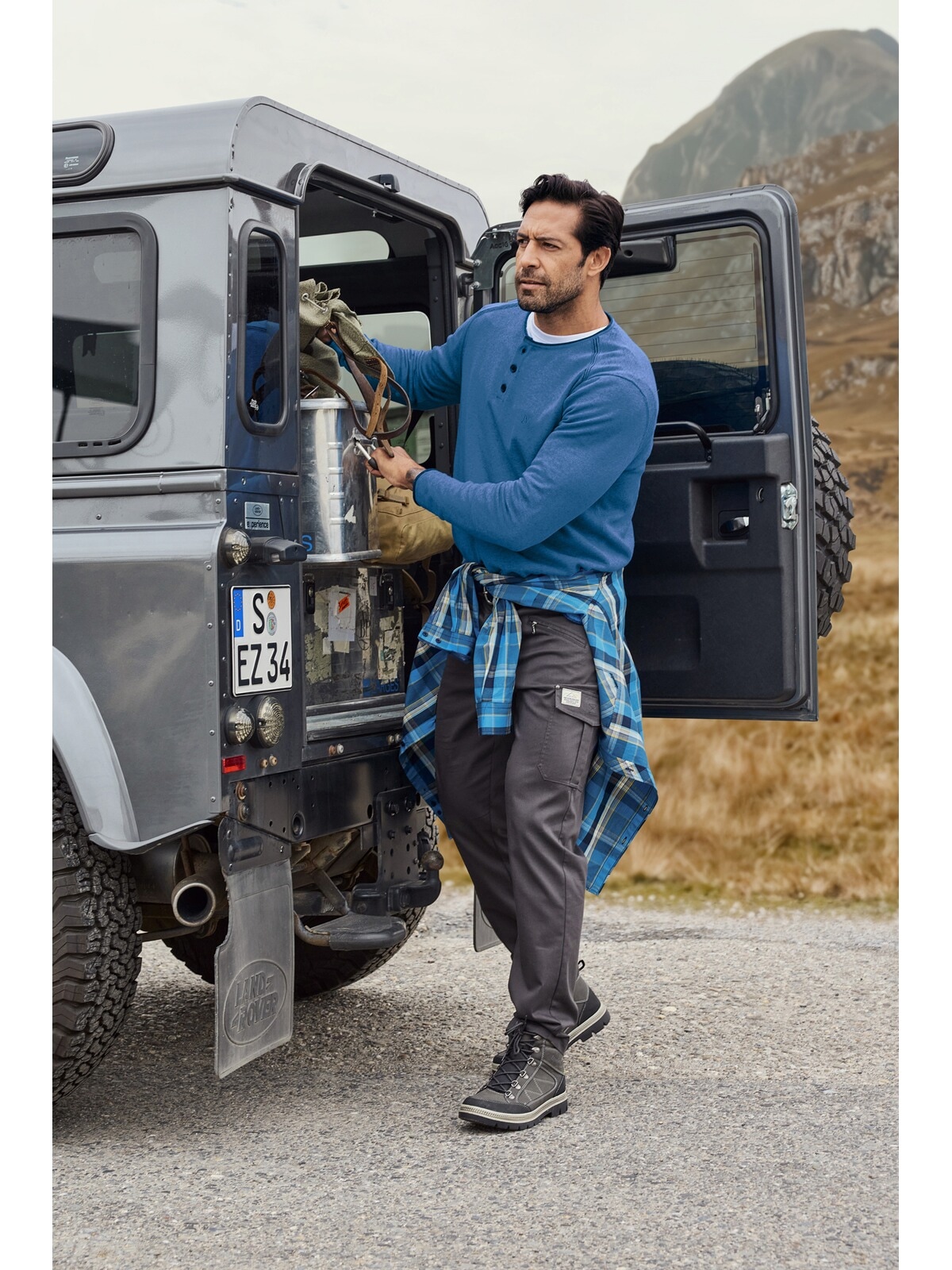 Jan Vanderstorm Rundhalspullover »Pullover AKSELBERG«