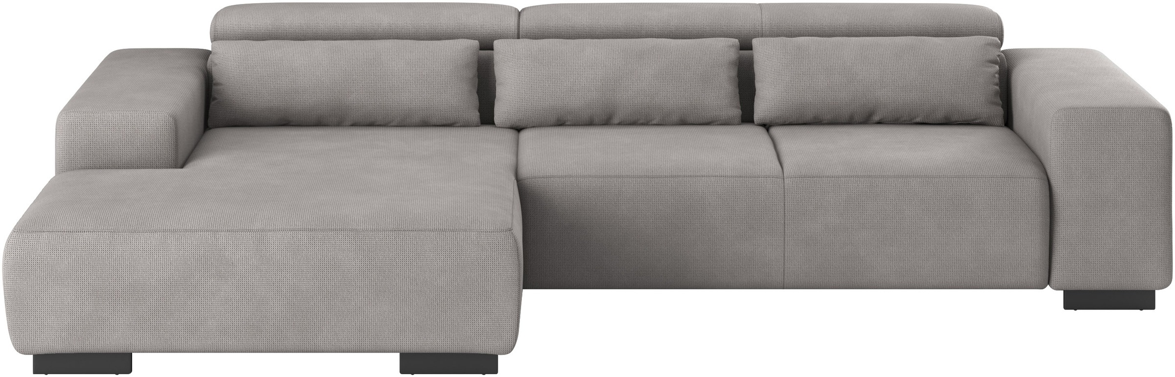COTTA Ecksofa "Side L-Form, mit Kopfteilverstellung & 3 Nierenkissen", opti günstig online kaufen