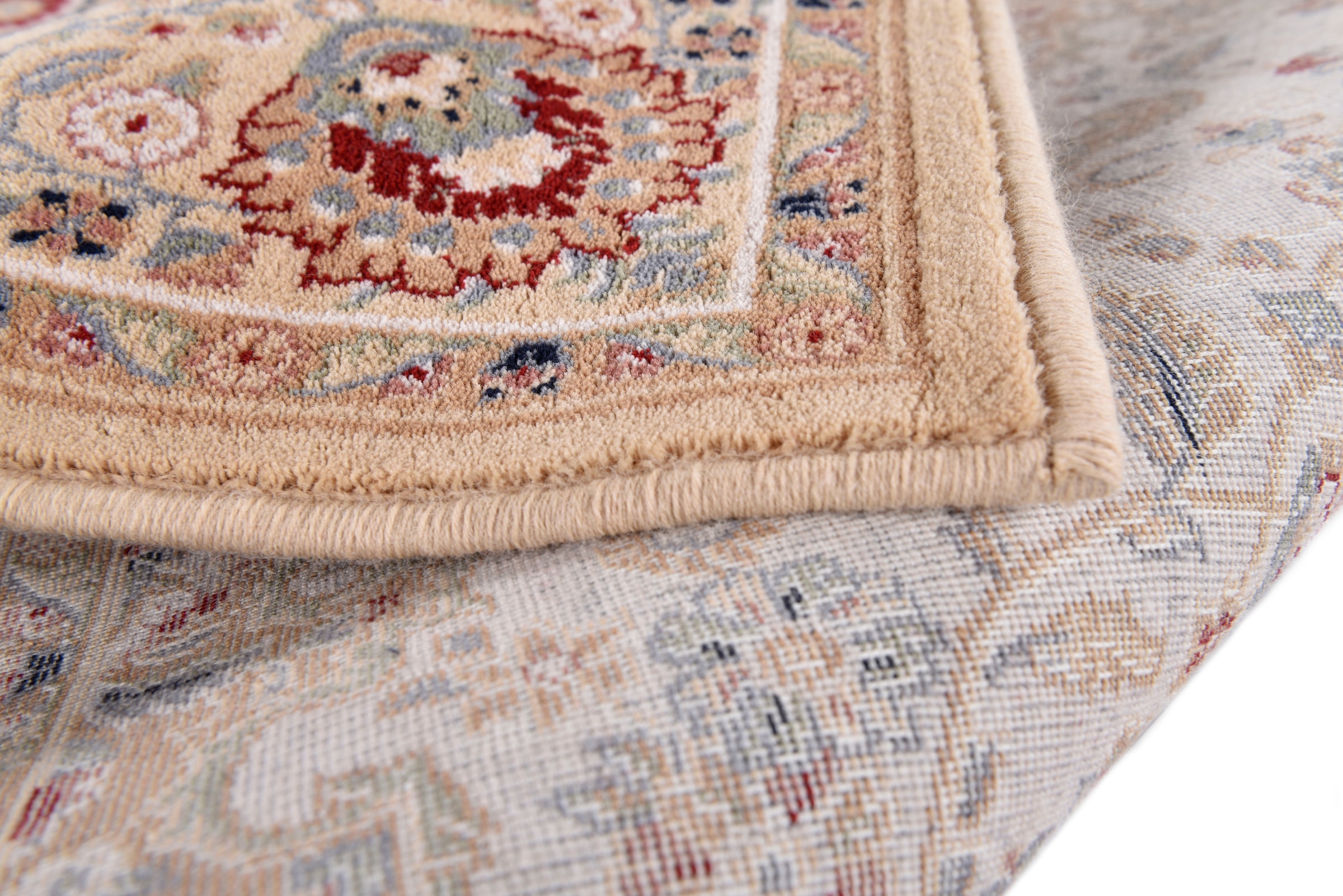 THEKO Wollteppich »Dolna - 859«, rechteckig, 10 mm Höhe, Kurzflor, reine Wolle, Orient-Optik