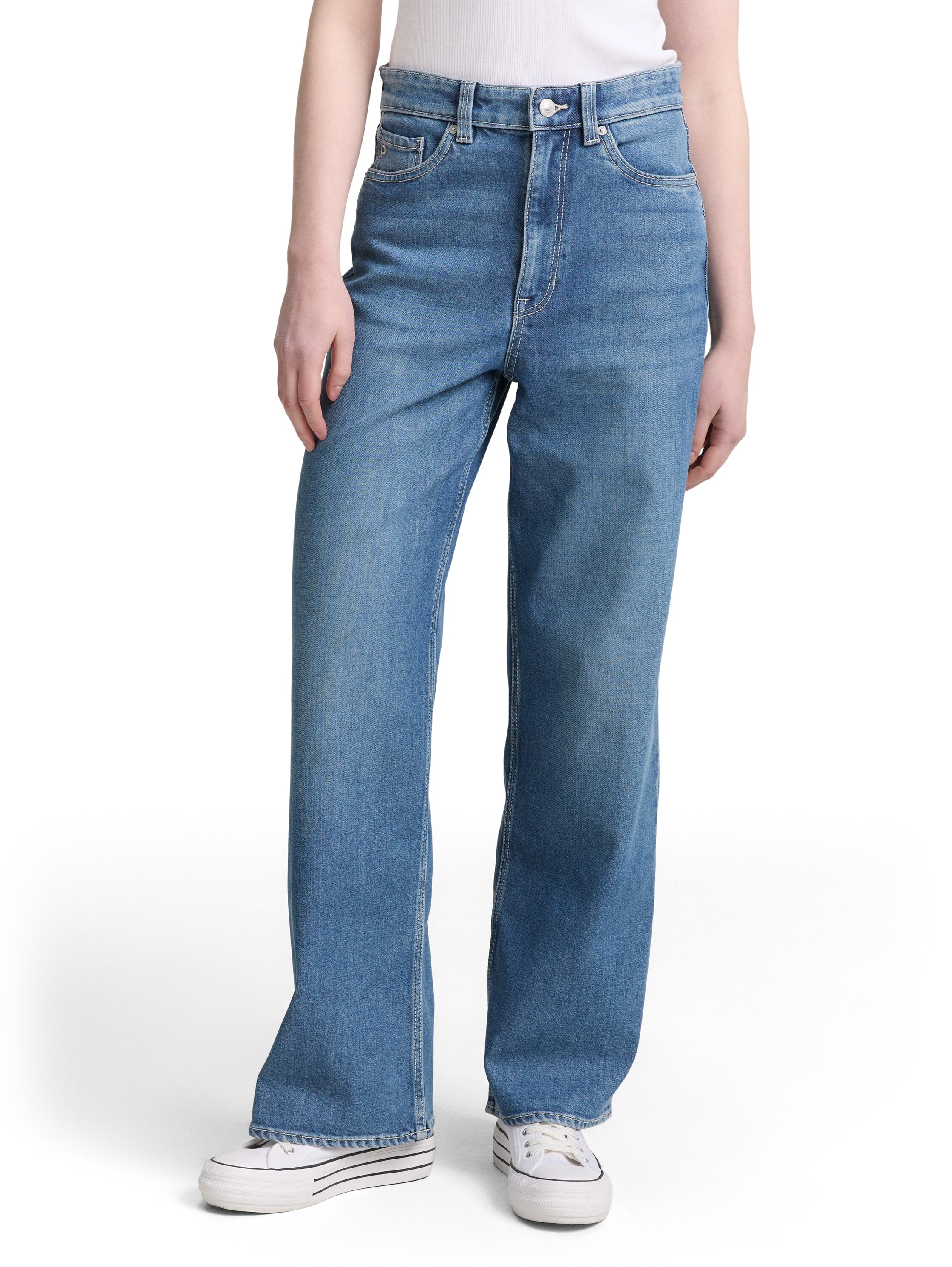 TOM TAILOR Denim Weite Jeans "LINOU", im Five-Pocket Style günstig online kaufen