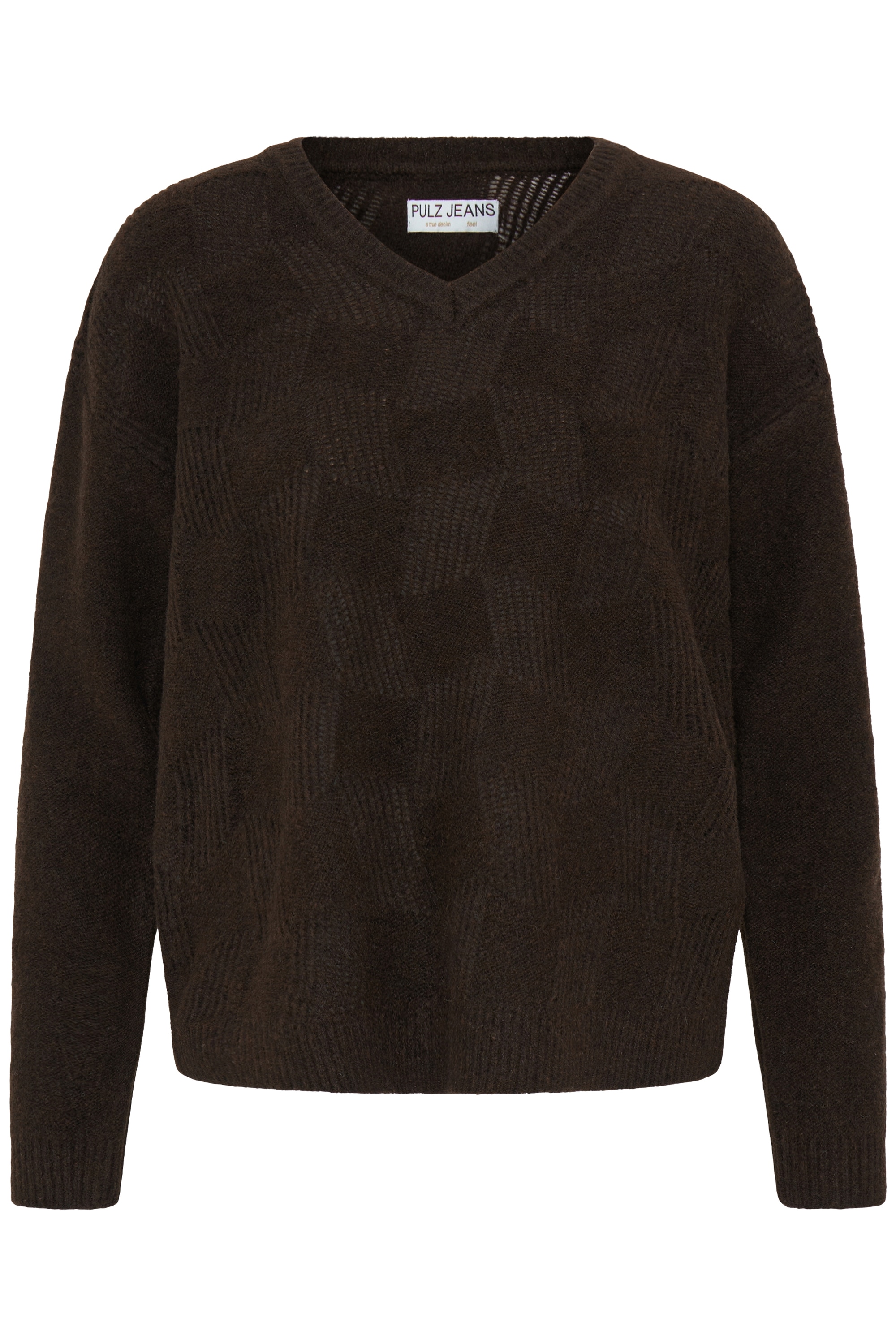 Pulz Jeans Strickpullover "Damen Langarm PZDAGMAR"