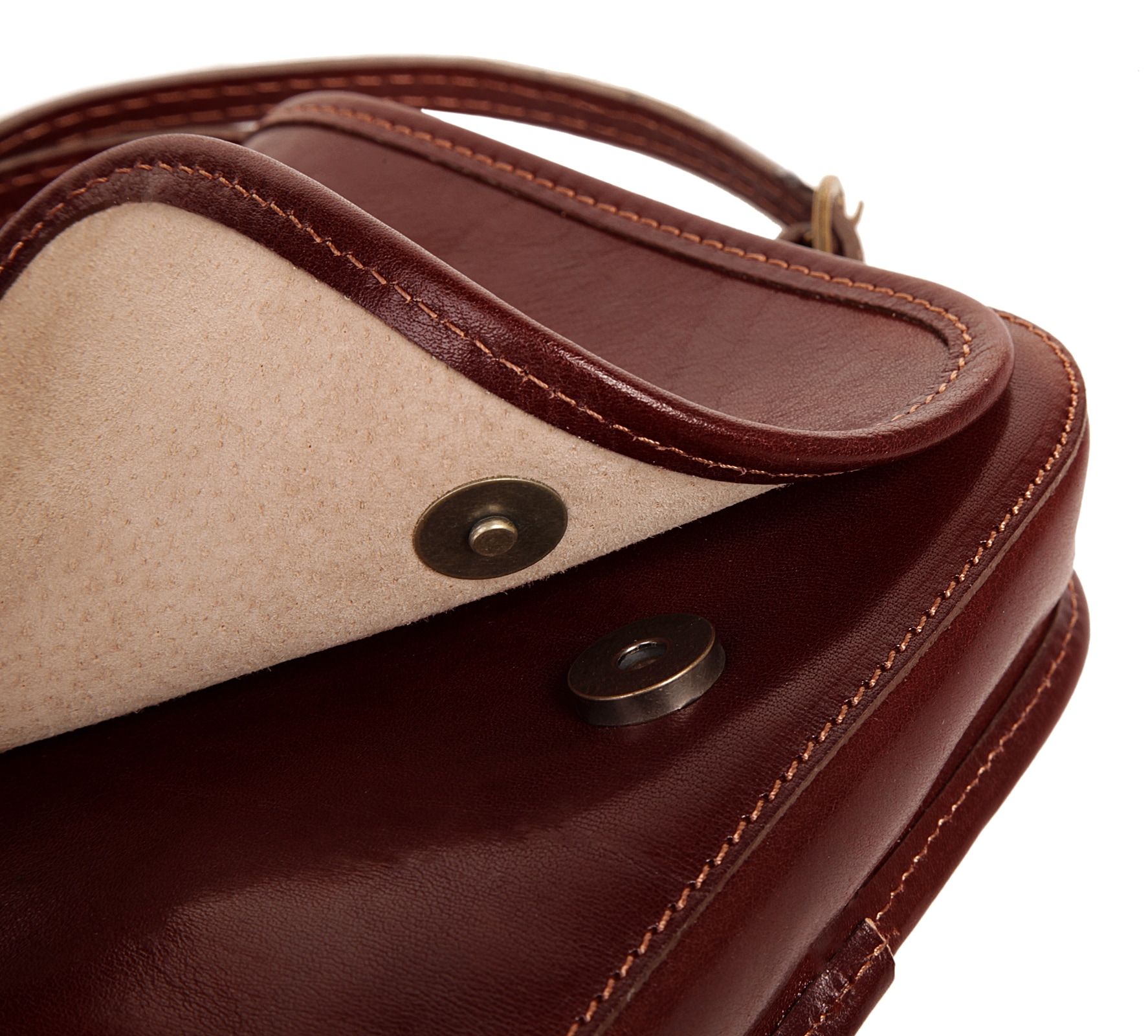 Piké Umhängetasche echt Leder, Made in Italy