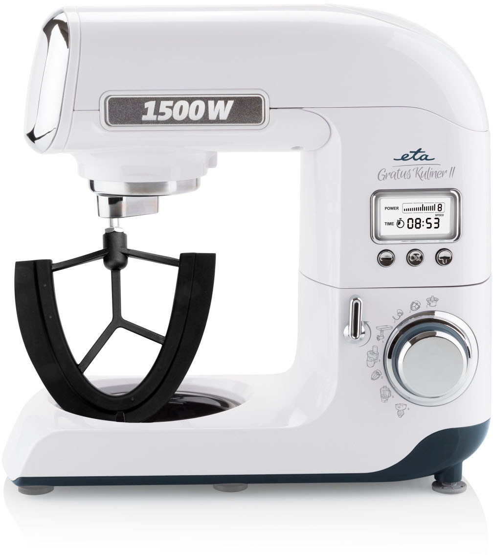 eta Küchenmaschine »ETA003890020 Gratus Kuliner II«, mit Metall-Gehäuse, mit LCD Display und sehr viel Zubehör