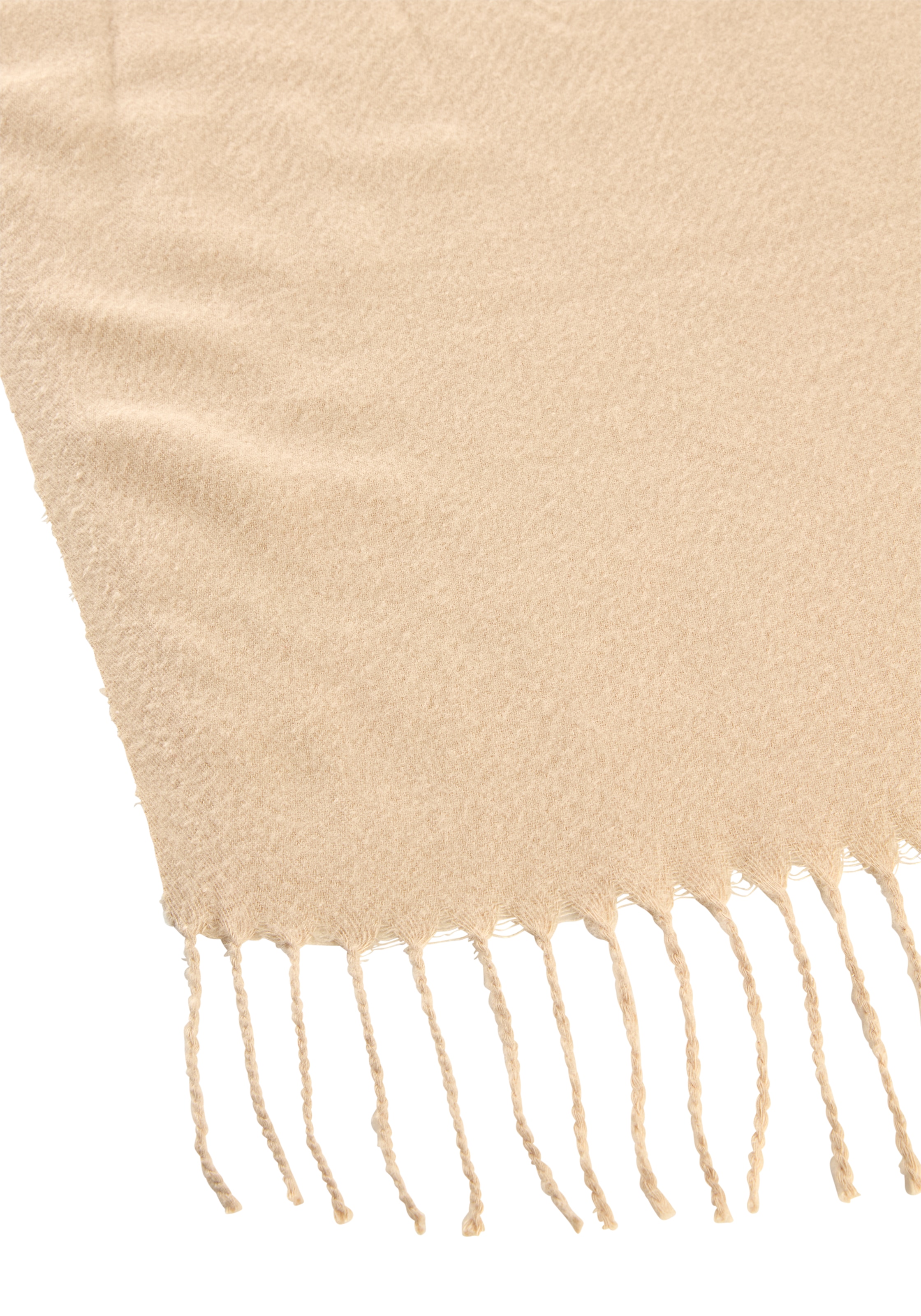 Laura Scott Schal mit modischen Fransen in klassischen Unifarben - NEW