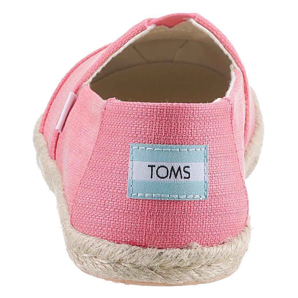 TOMS Espadrille »ALPARGATA ROPE«, in veganer Verarbeitung