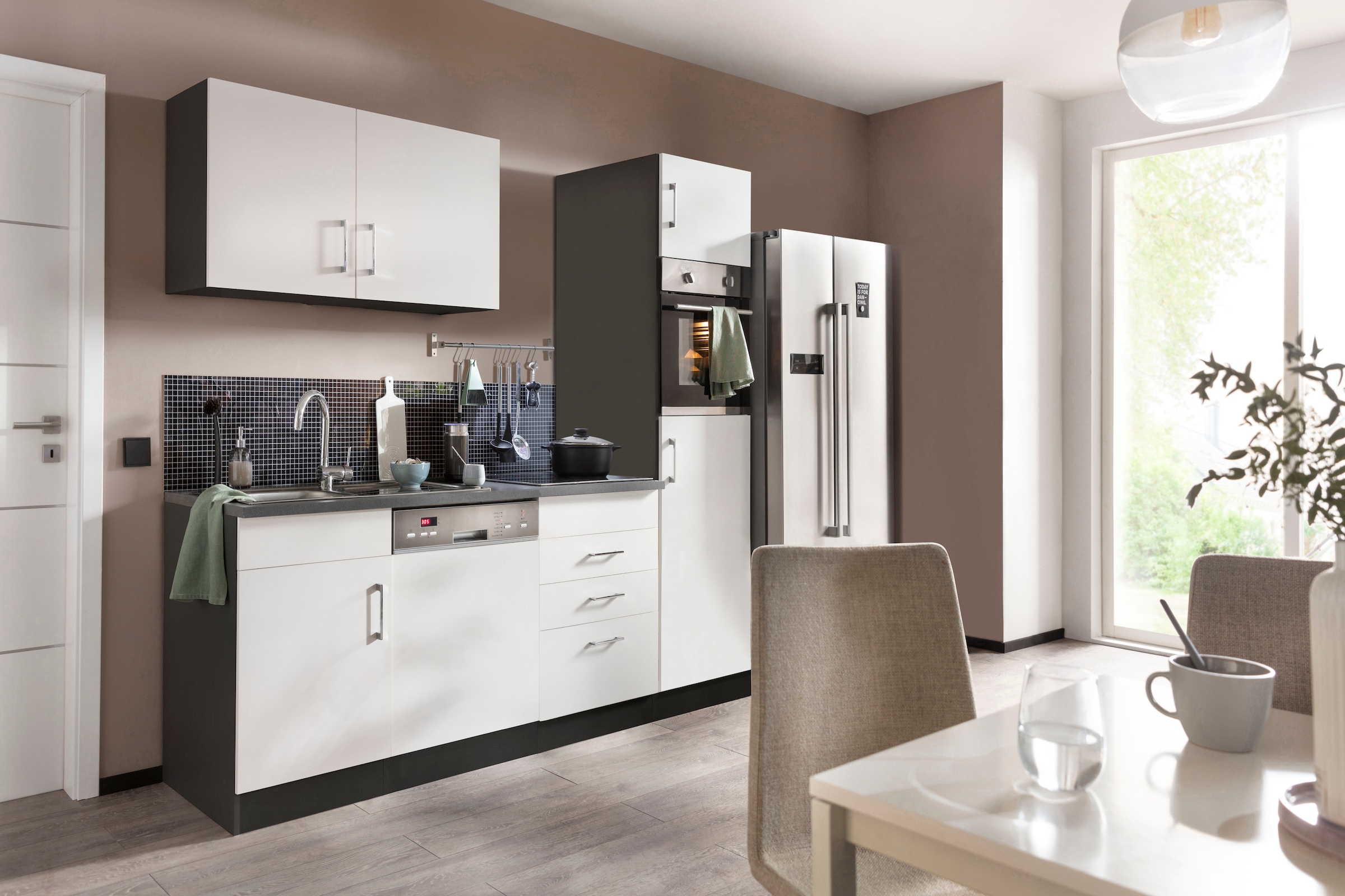 KOCHSTATION Küchenzeile "KS-Paris – Küchen mit einzigartigen Fotomotiven au günstig online kaufen