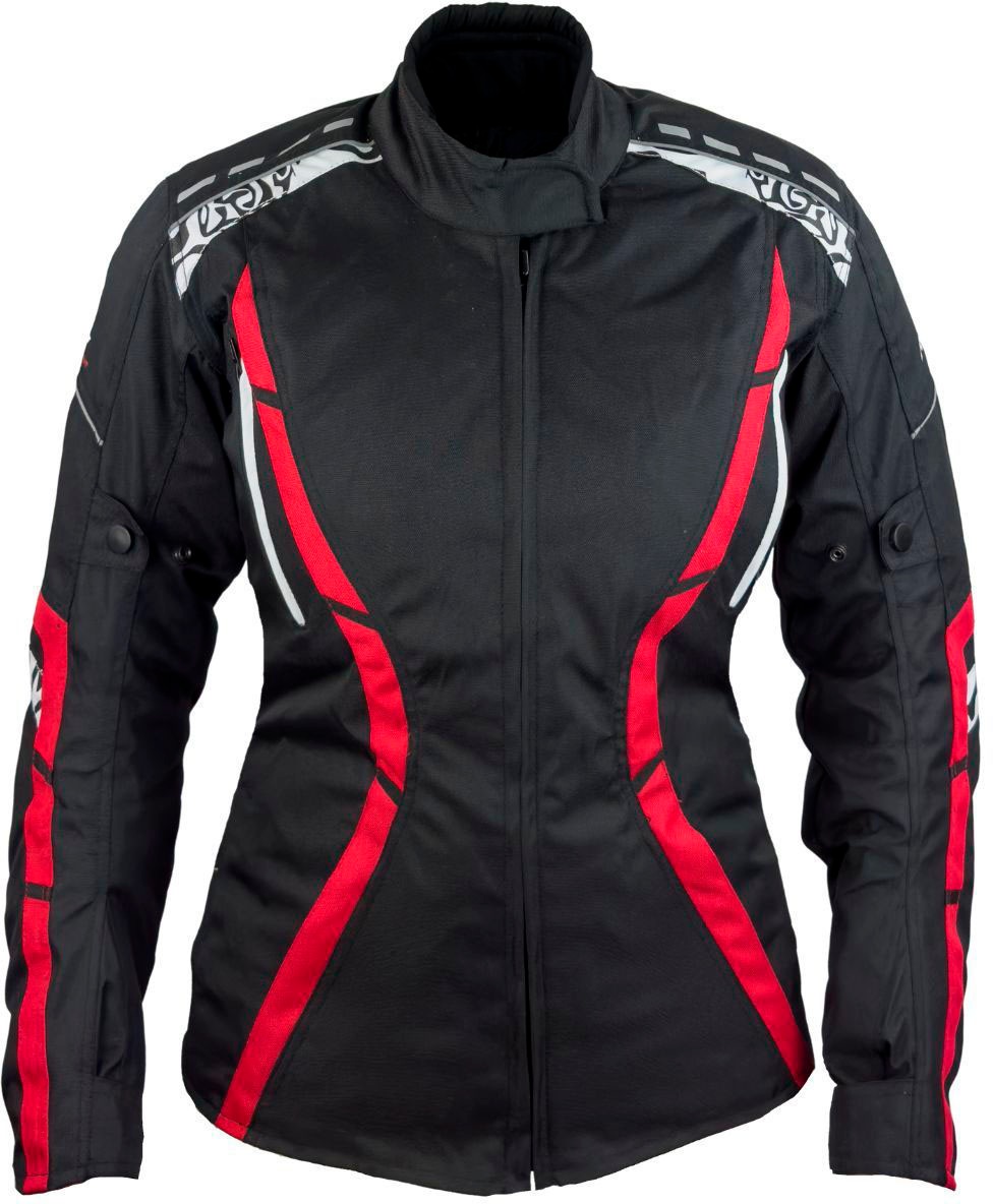 ROLEFF Motorradjacke "Zelina RO", L, schwarz, Jacken, wasserdicht und winddicht, mit Weitenverstellung