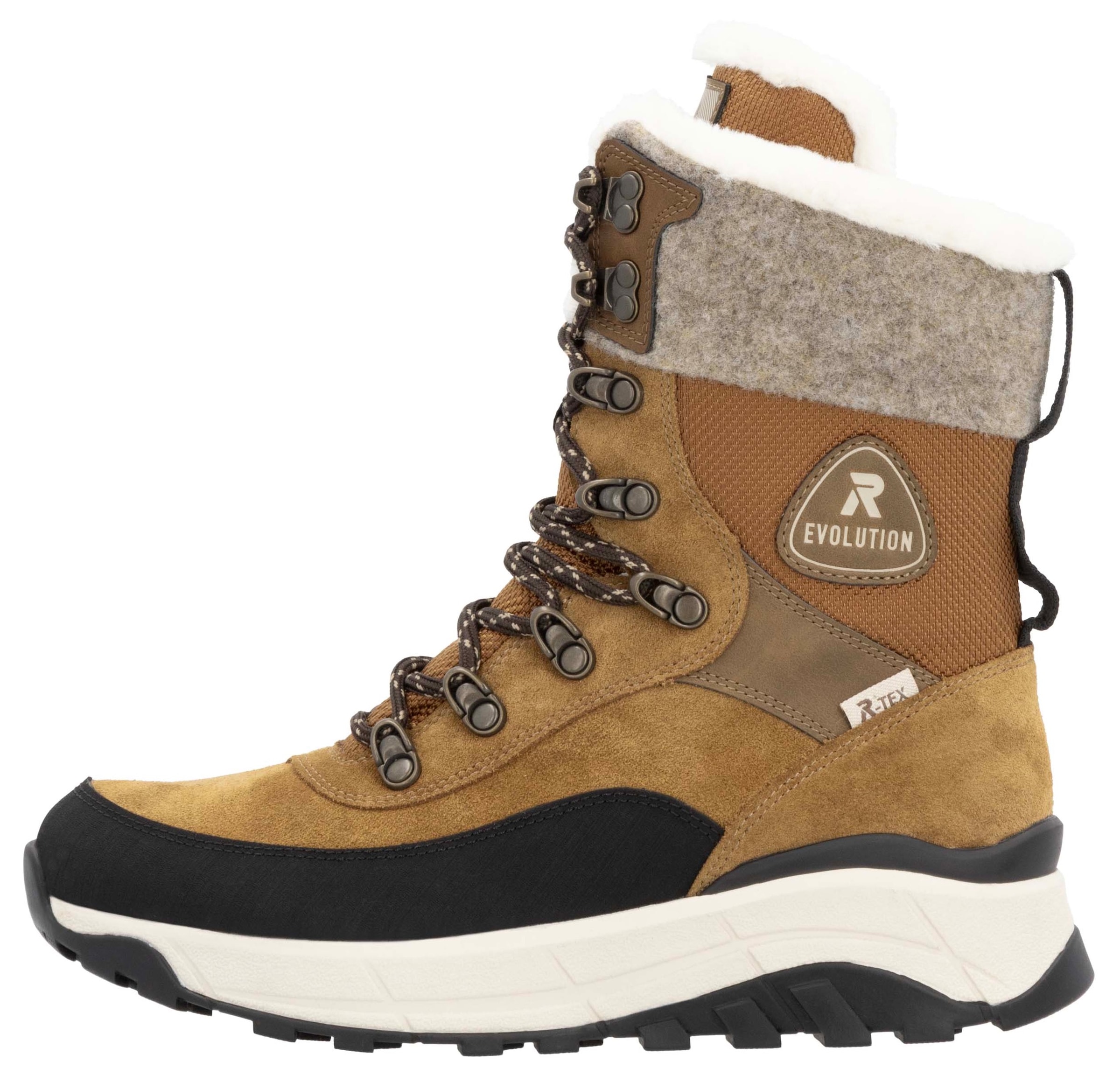 Rieker EVOLUTION Winterboots, Schneeboots, Outdoorstiefelette, TEX Ausstattung, Fiber Grip Sohle