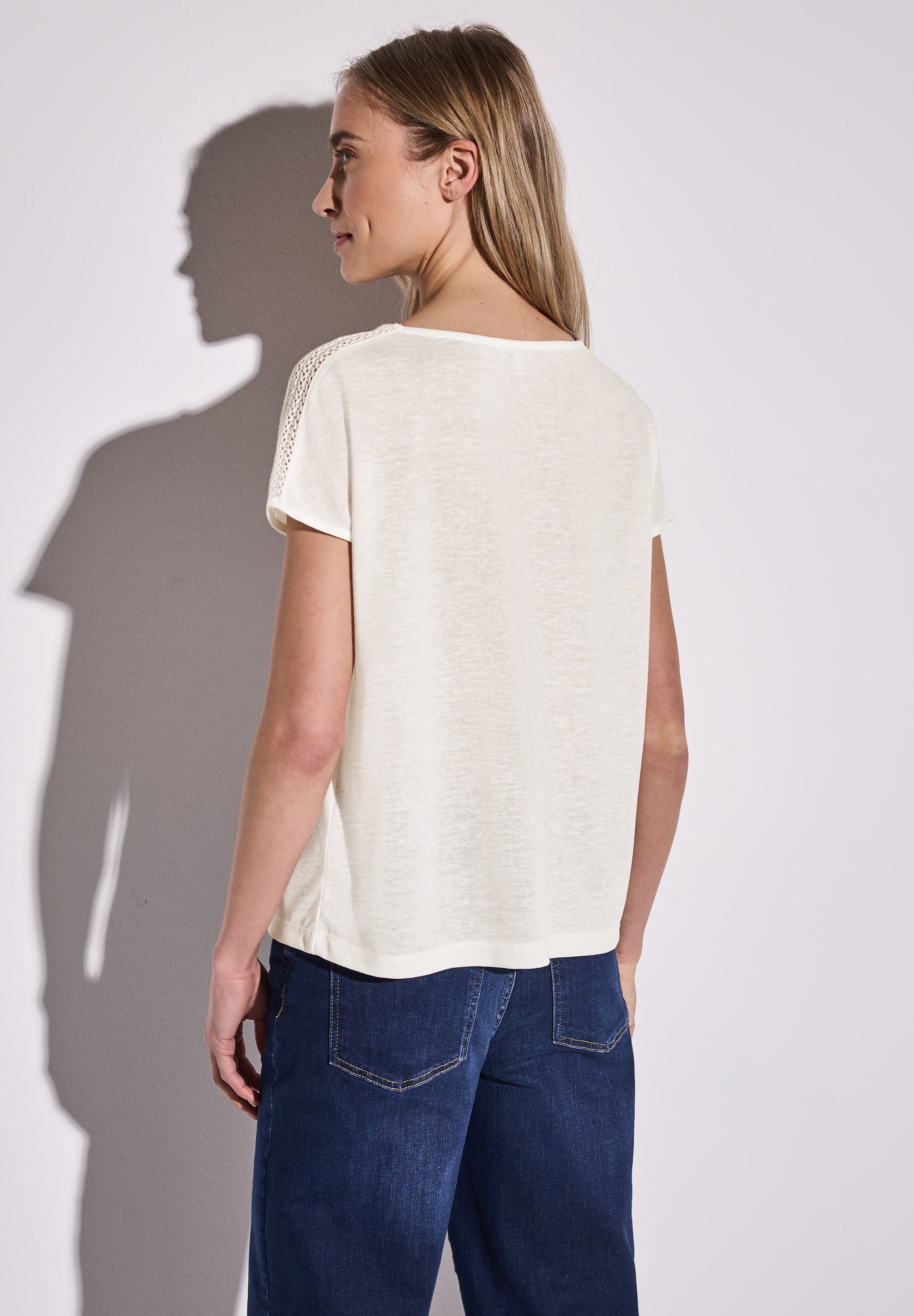 STREET ONE T-Shirt, mit U-Boot-Ausschnitt günstig online kaufen