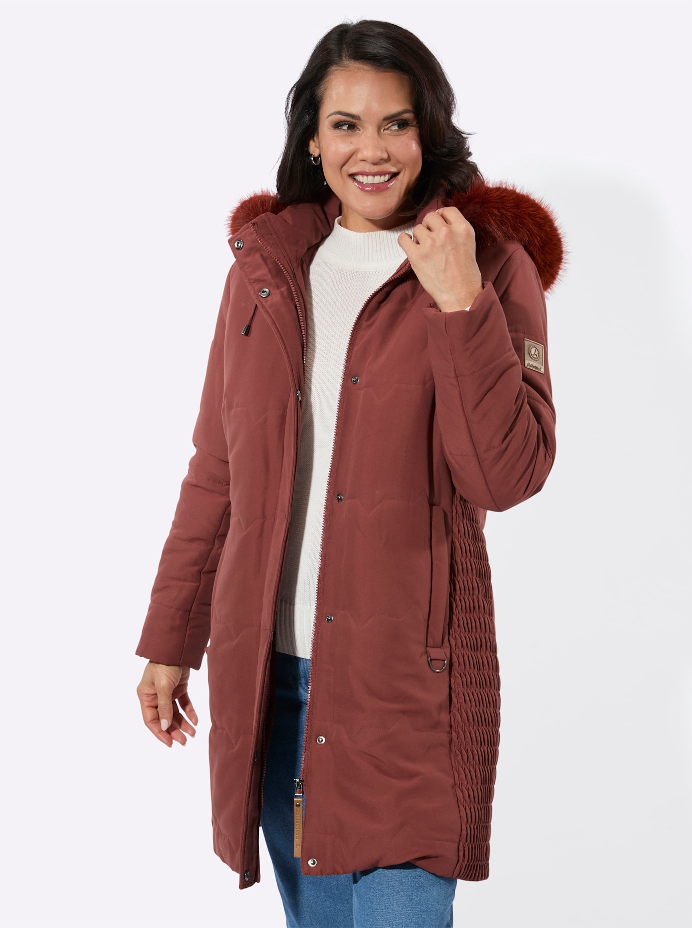 Casual Looks Steppjacke mit Kapuze