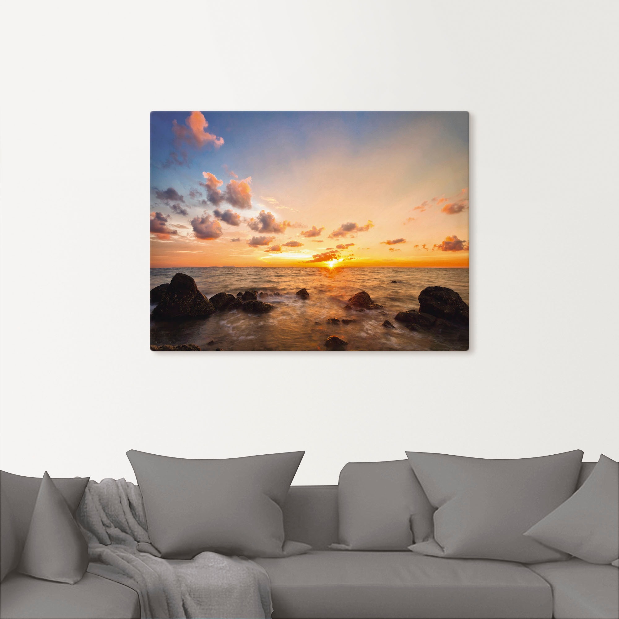 Artland Wandbild "Sonnenuntergang", Sonnenaufgang & -untergang, (1 St.), al günstig online kaufen