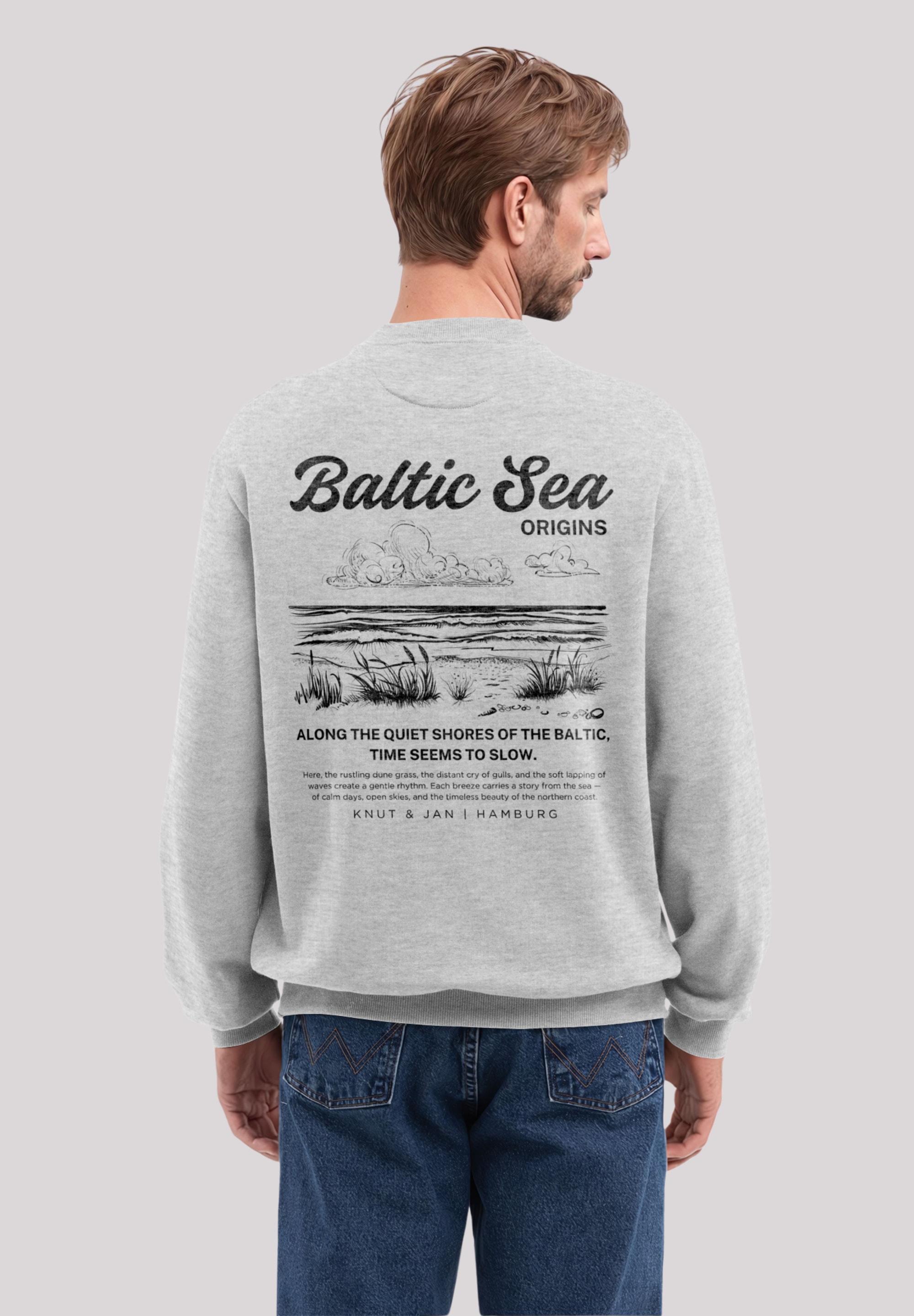 F4NT4STIC Sweatshirt "Knut und Jan Hamburg", Osteee Kollektion, Urlaub, Aho günstig online kaufen