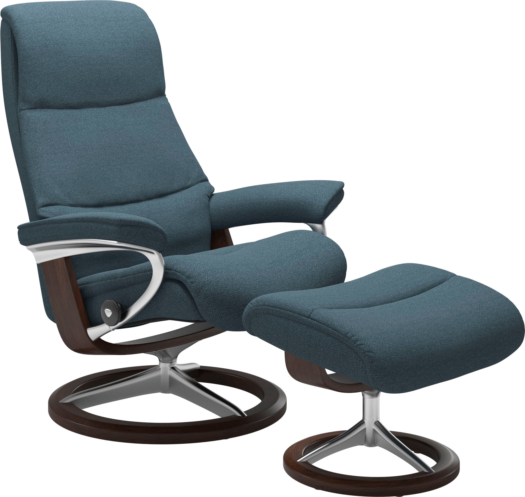 Stressless® Relaxsessel »View«, Relaxsessel BAUR L,Gestell bestellen mit | mit Base, Hocker), Größe Signature Braun (Set