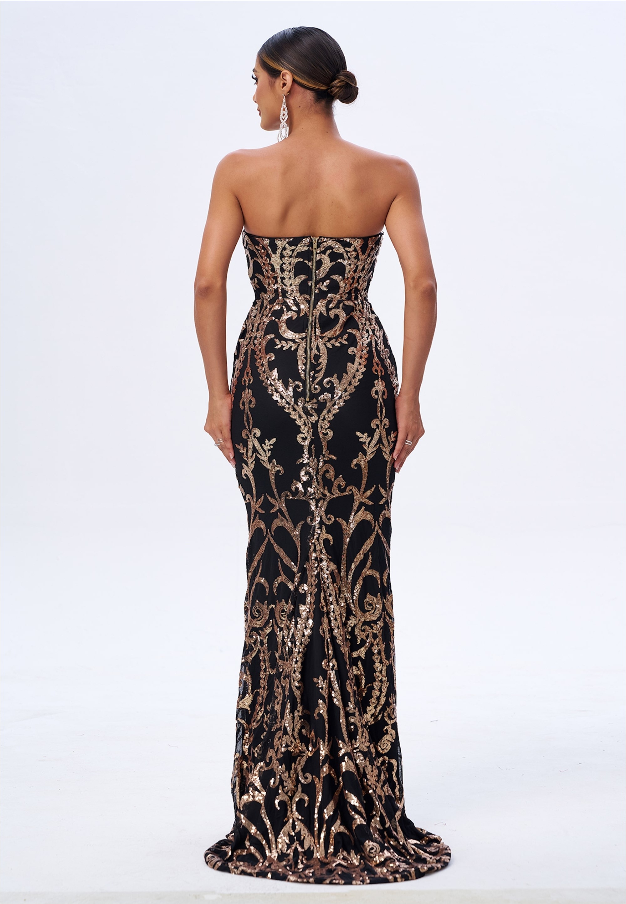 Moda Minx Jerseykleid »JOCELYN«, mit glitzernden Ornamenten
