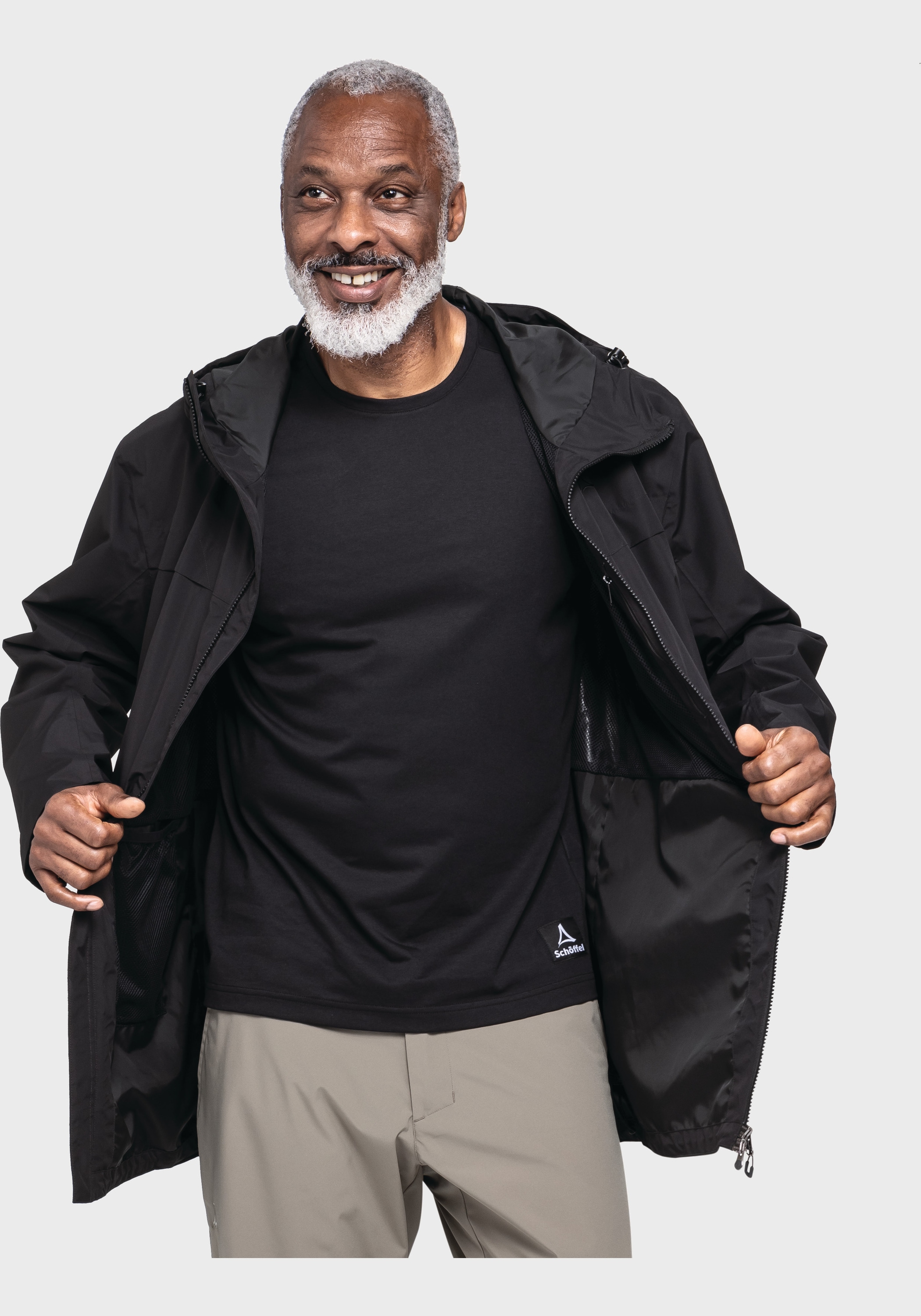 Schöffel Langjacke »Urban Parka Style Bohorok MNS«, mit Kapuze