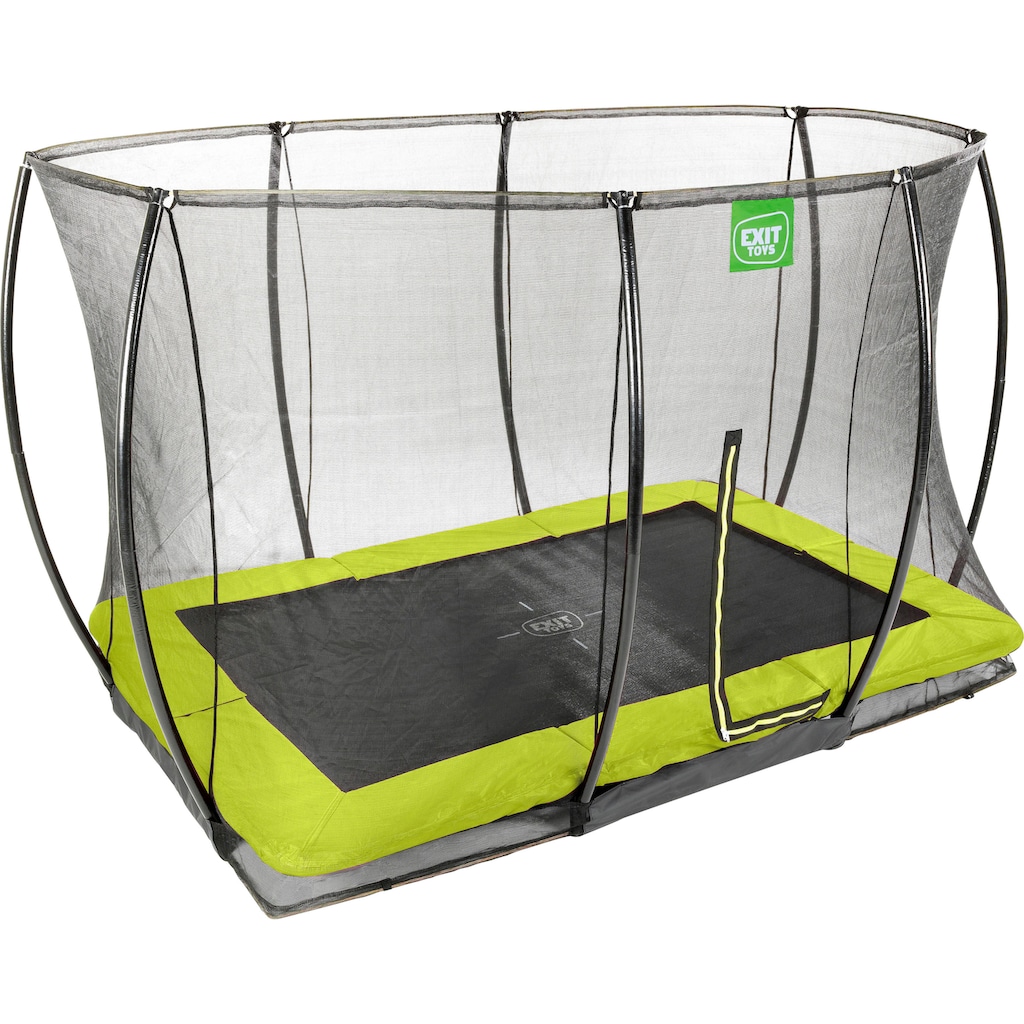 EXIT Bodentrampolin »Silhouette Ground«, BxT: 214x305 cm, mit Sicherheitsnetz