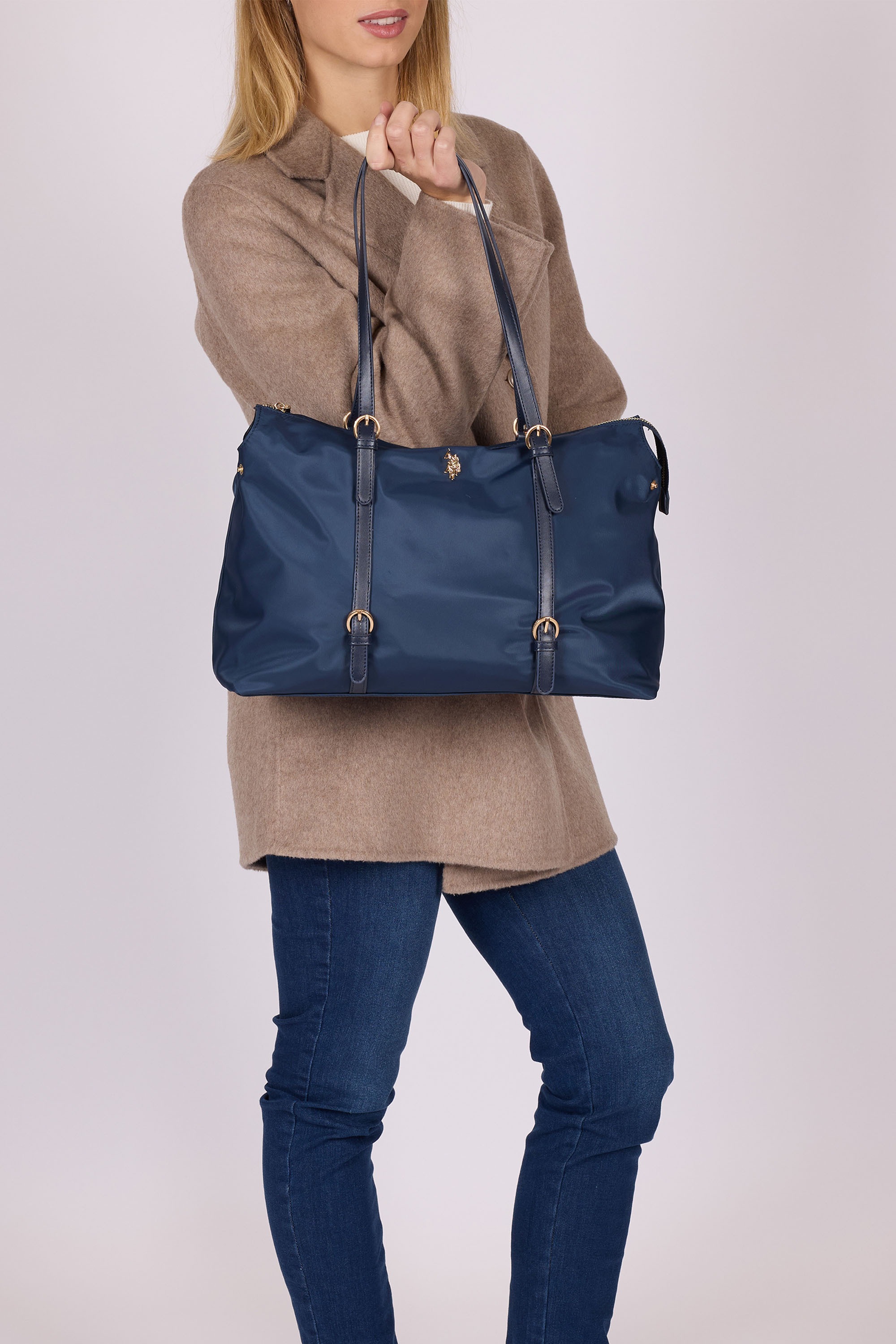 U.S. Polo Assn. 1100000002199 »HOUSTON SHOPPING BAG Damen« Tragetasche Damen, Shopper, Einkaufstasche, Fashion, Lifestyle, Sale