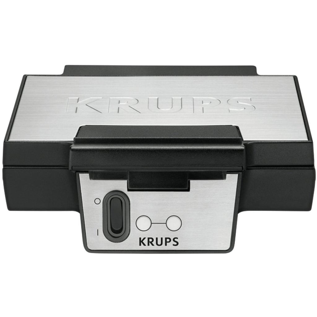 Krups Waffeleisen »FDK251«, 850 W, 2 Belgische Waffeln gleichzeitig, antihaftbeschichtete Platten