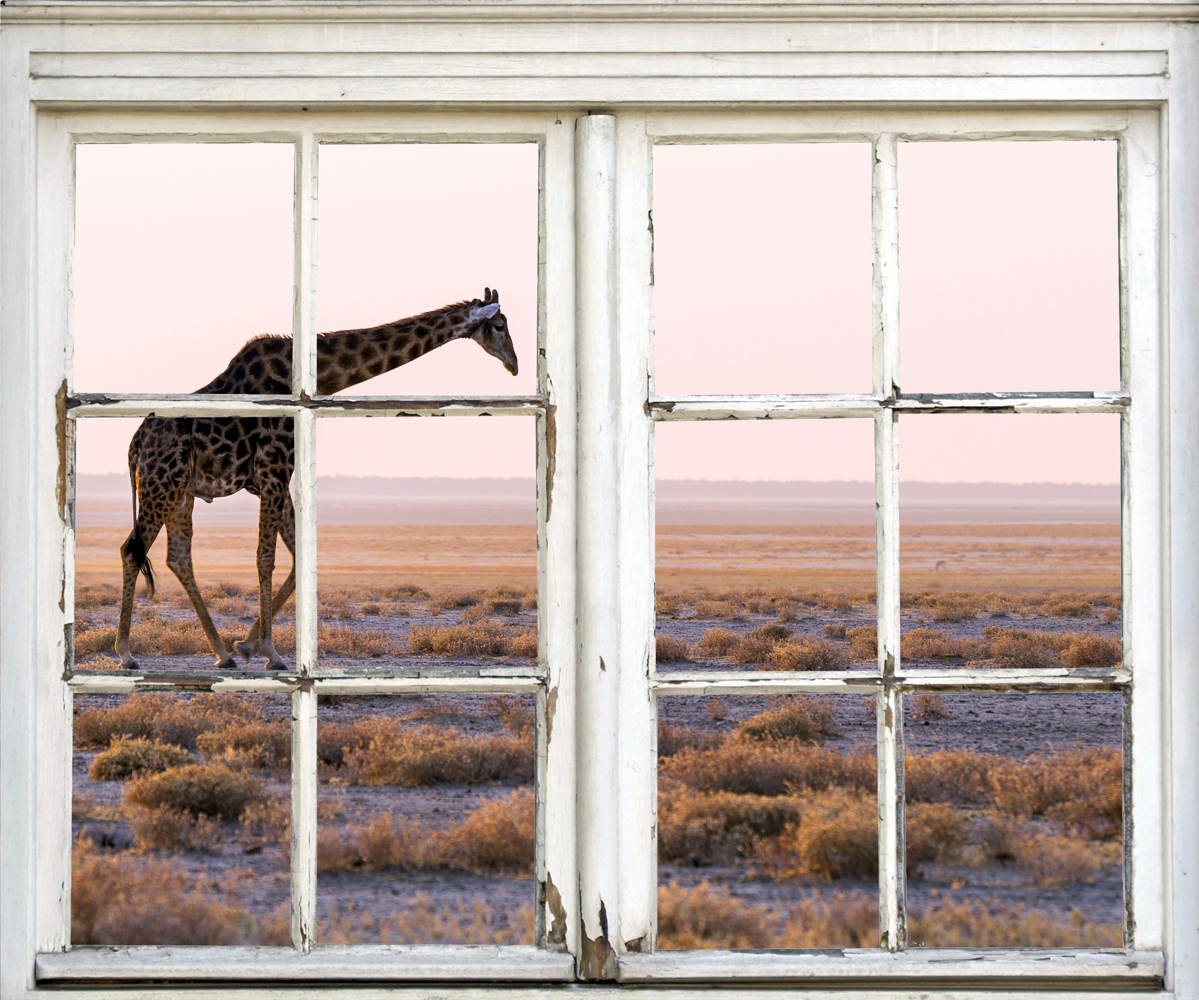 queence Wandsticker »Giraffe«
