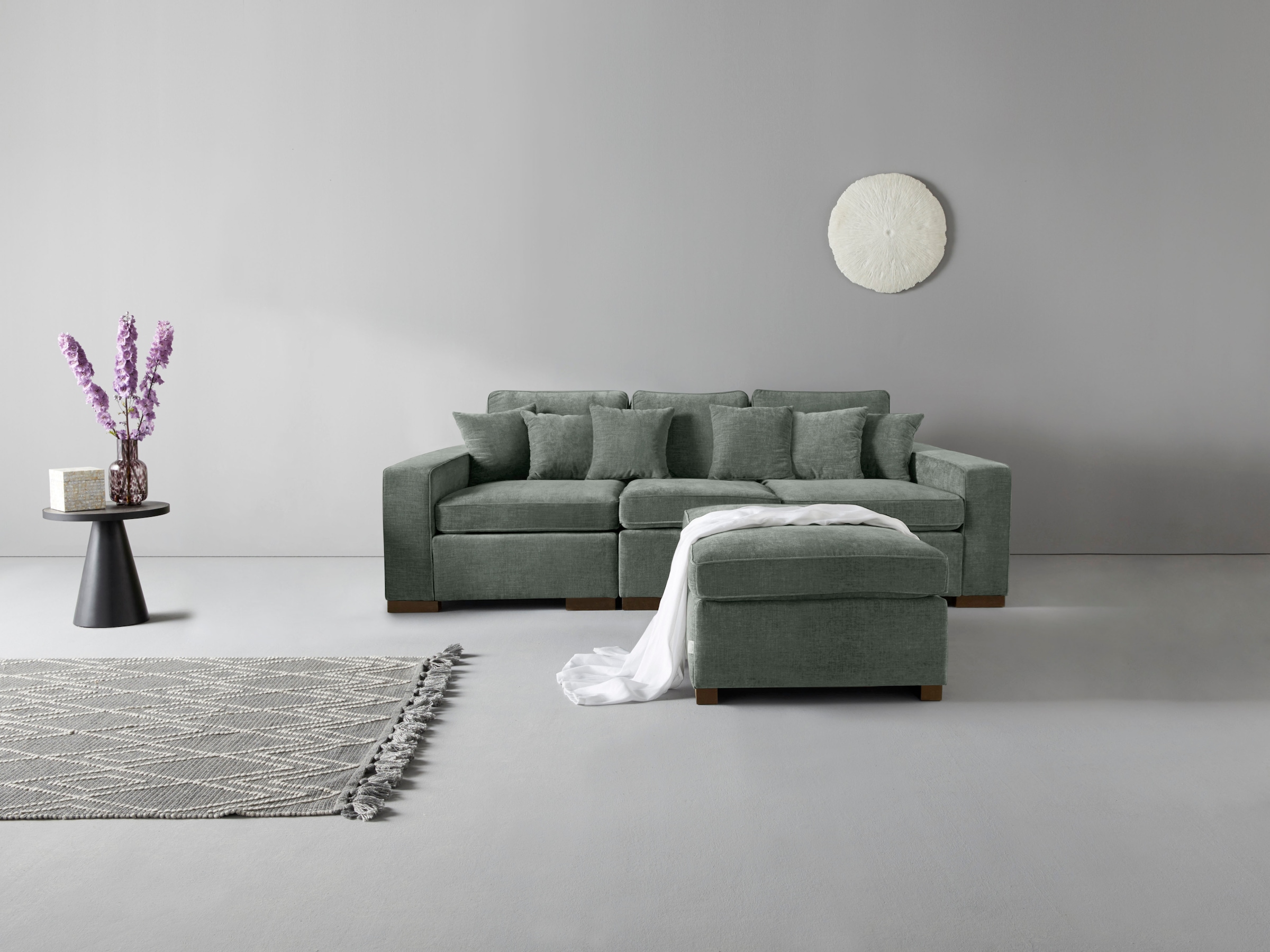 Guido Maria Kretschmer Home&Living 3-Sitzer »Skara«, Lounge-Sofa mit Federkernpolsterung, in vielen Bezugsvarianten