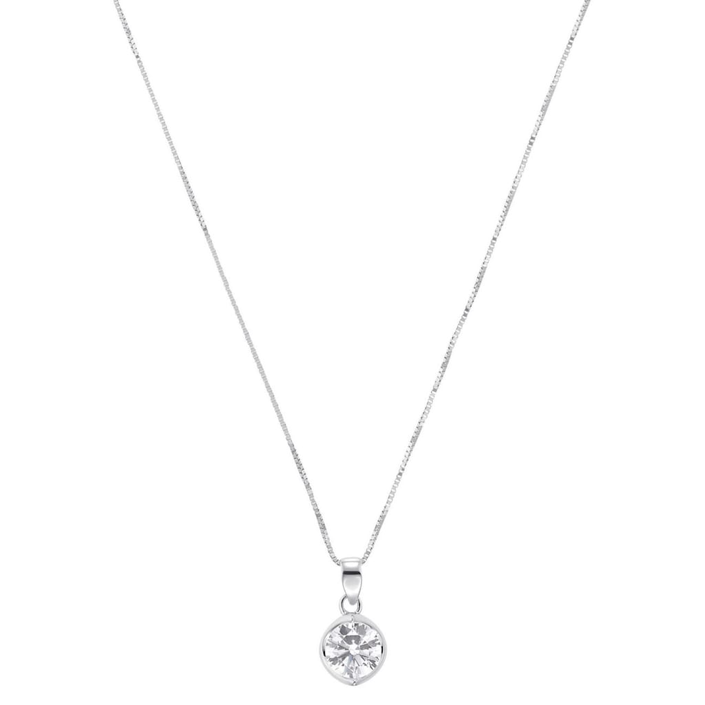 Amor Kette mit Anhänger »Classic Sparkle 2014379« mit Zirkonia Amor Kette mit Anhänger »Classic Sparkle 2014379« mit Zirkonia