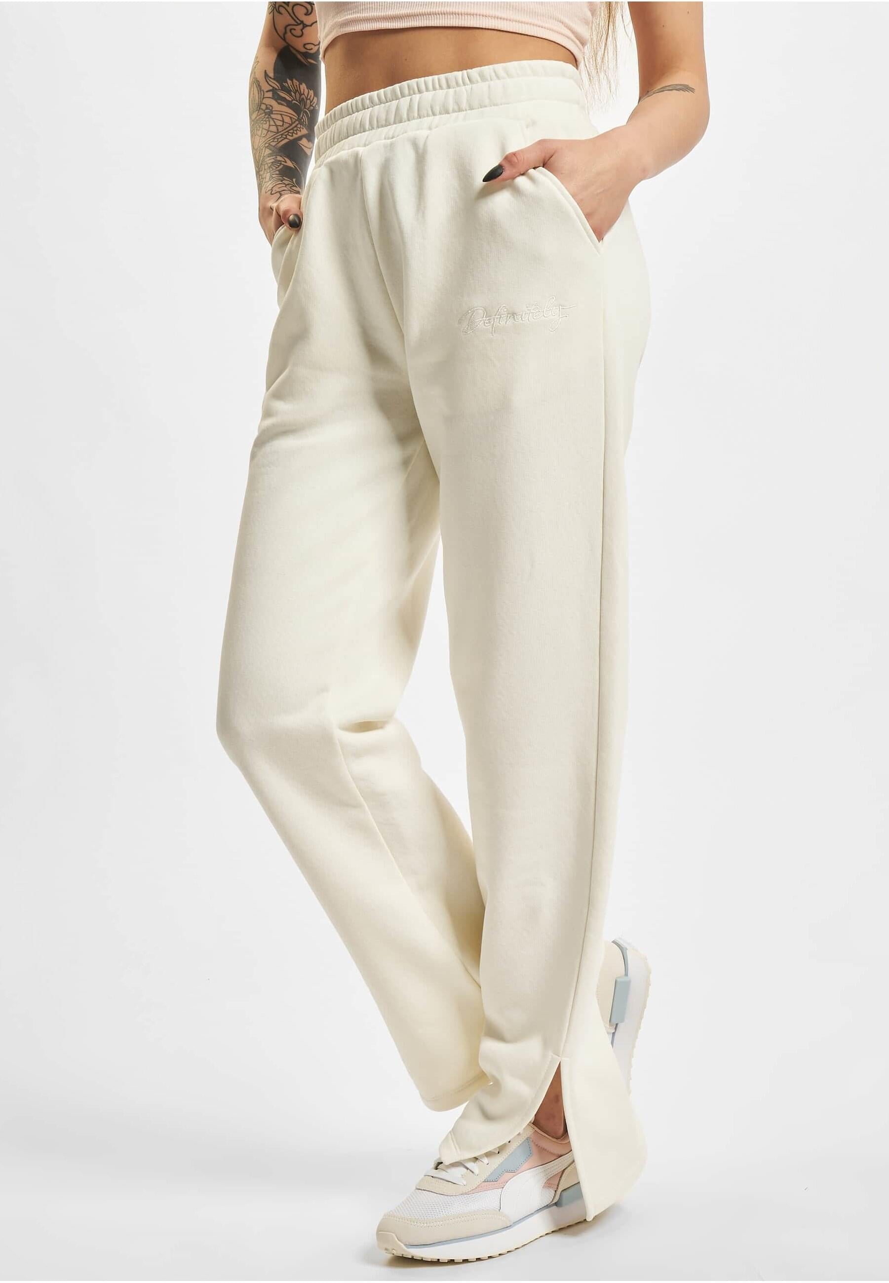 DEF Stoffhose »DEF Damen DEF Wide Leg Pants«, (1 tlg.)