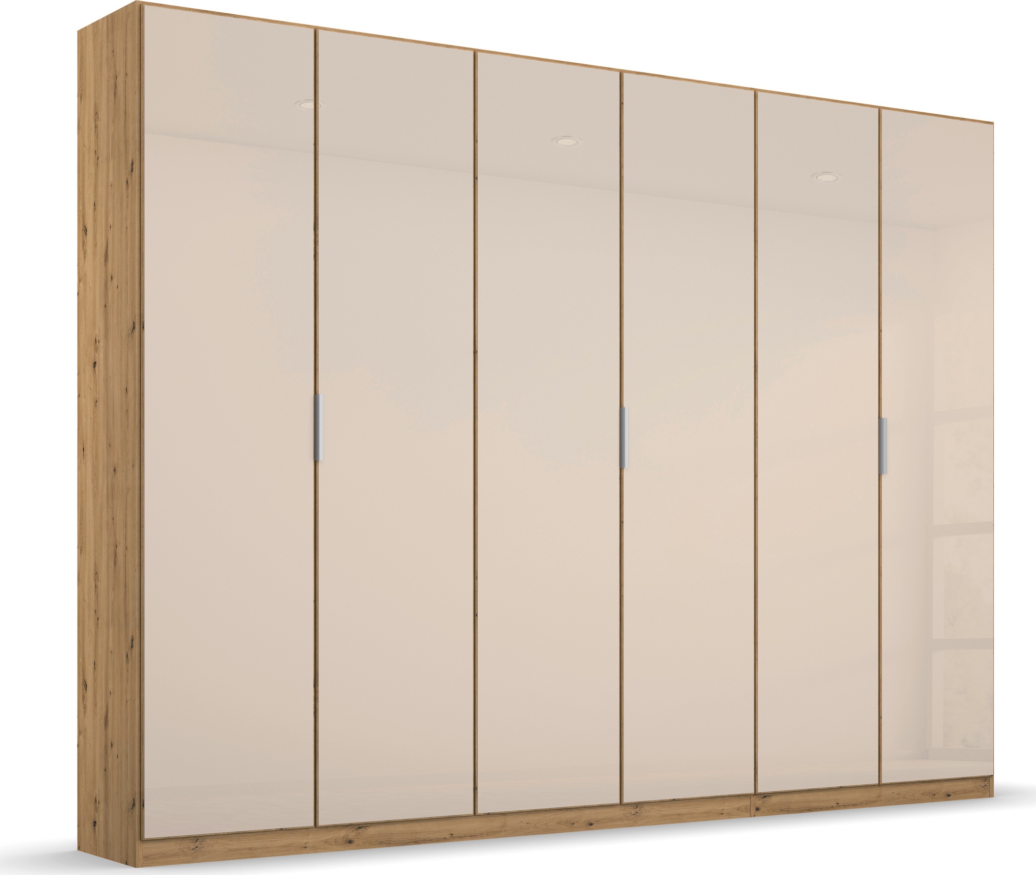rauch Drehtürenschrank »Kleiderschrank Schrank Garderobe KOLUNA mit hochwertiger Glasfront«, inkl. 2 Innenschubladen sowie extra Einlegeböden MADE IN GERMANY