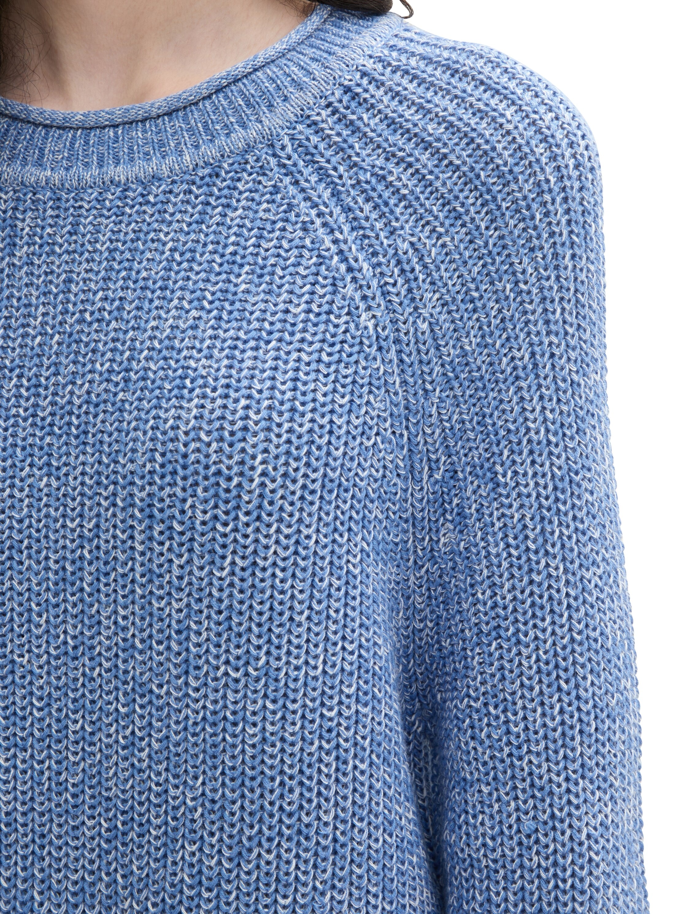 TOM TAILOR Denim Strickpullover, mit Strick-Struktur