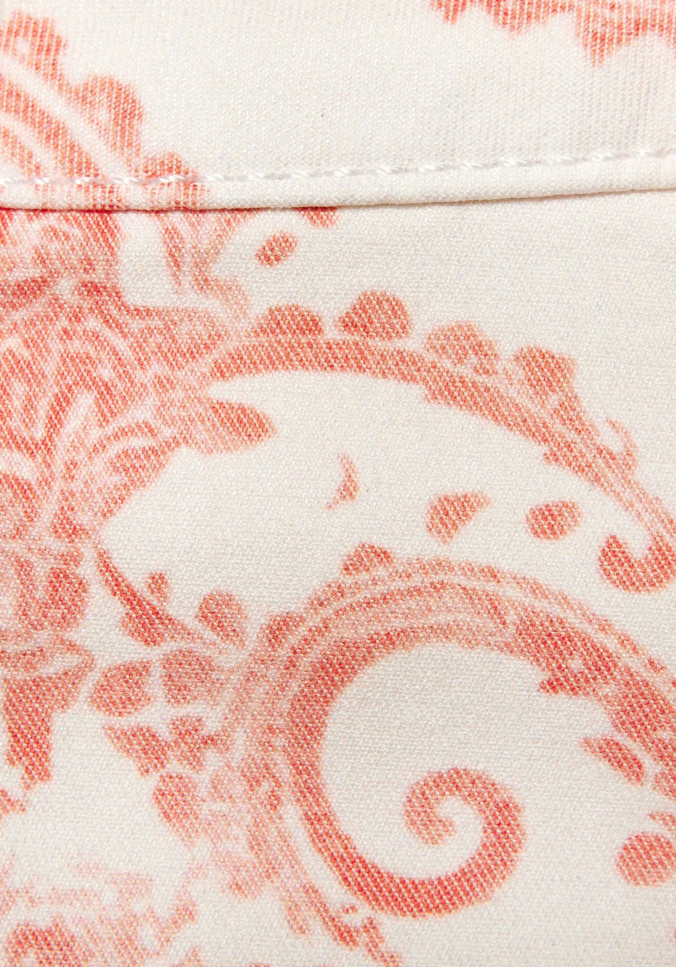 LASCANA Jeansshorts, mit Paisley-Print, Bermudas zum Krempeln, kurze Hose mit Stretch