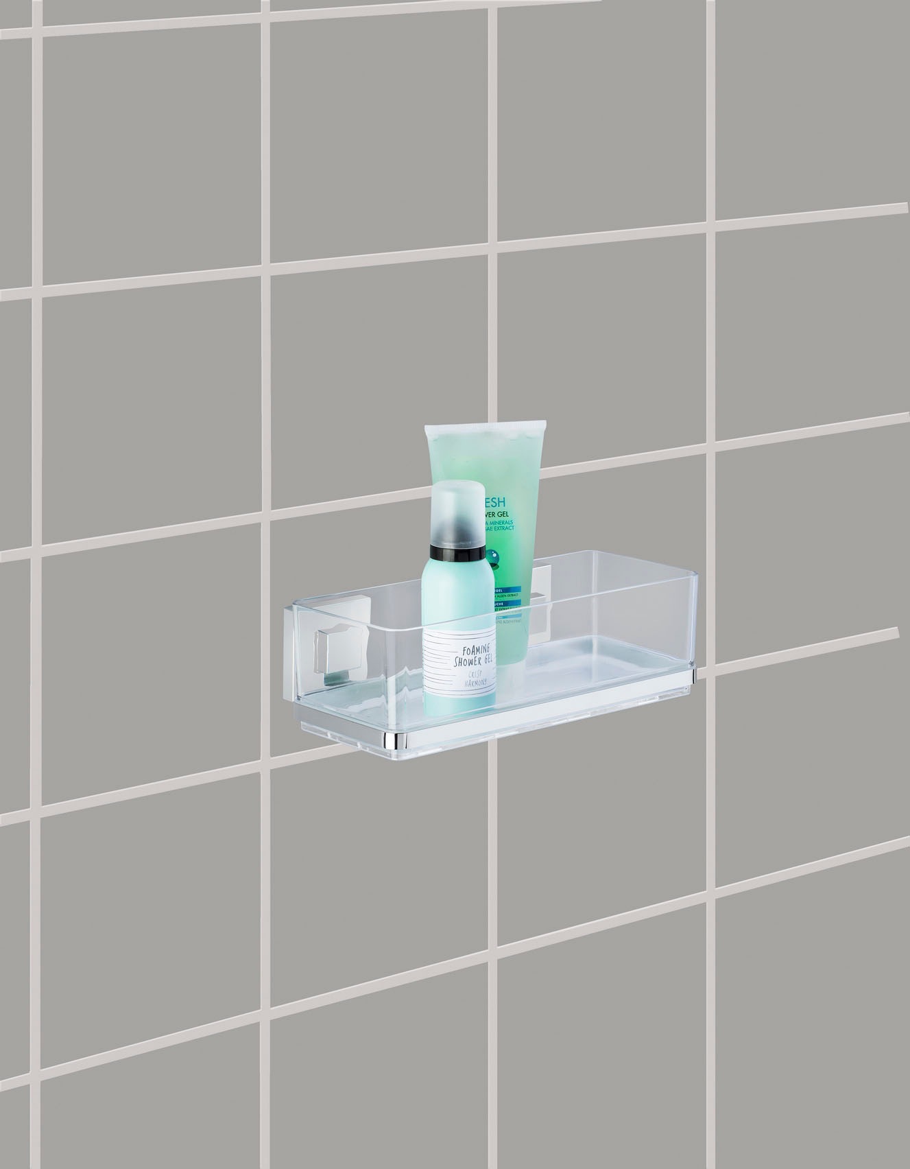 WENKO Duschablage Vacuum-Loc Quadro, 1 Ablage günstig online kaufen
