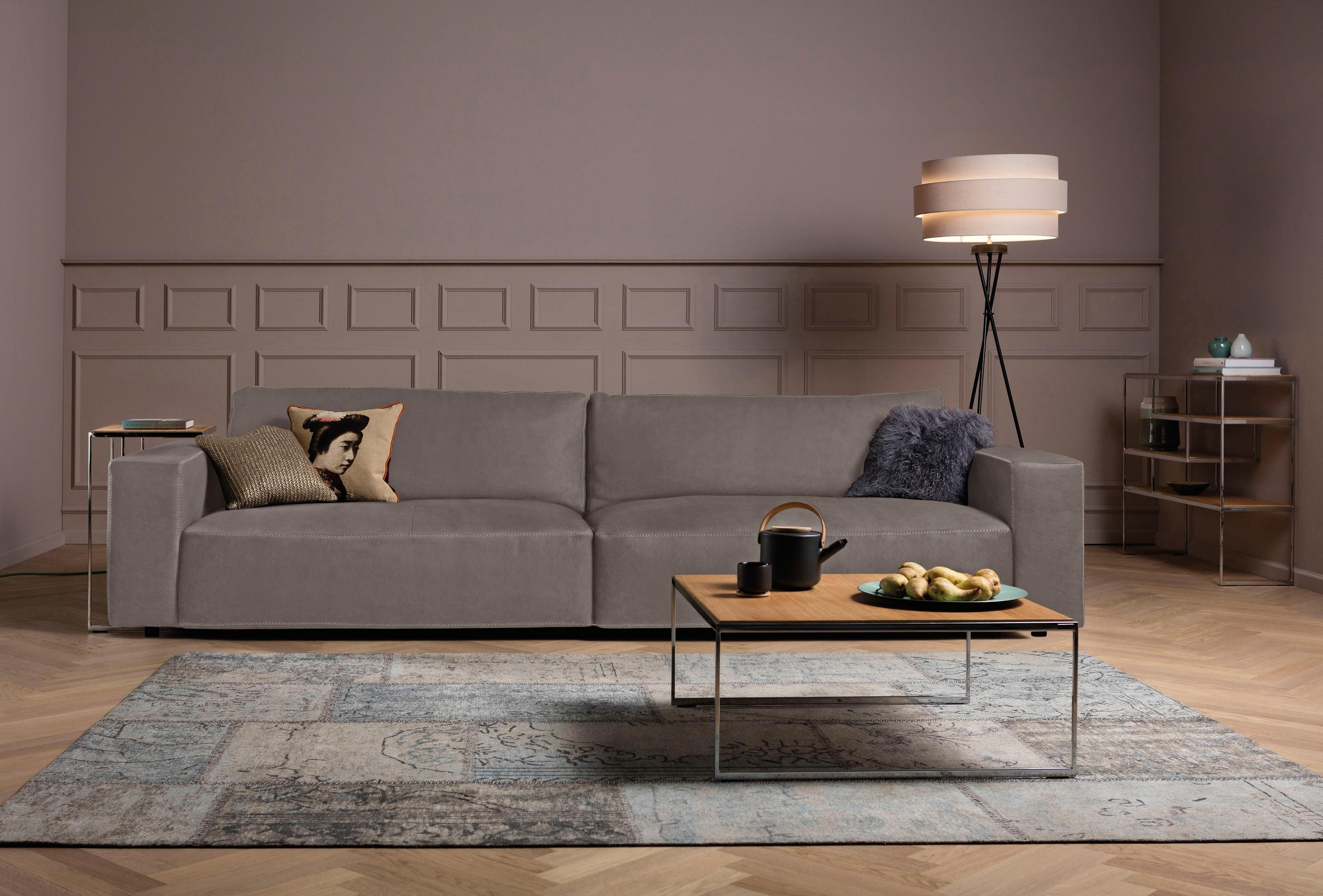 Musterring Big-Sofa »LUCIA« in vielen Qualitäten und 4 unterschiedlichen Nähten, 3-Sitzer