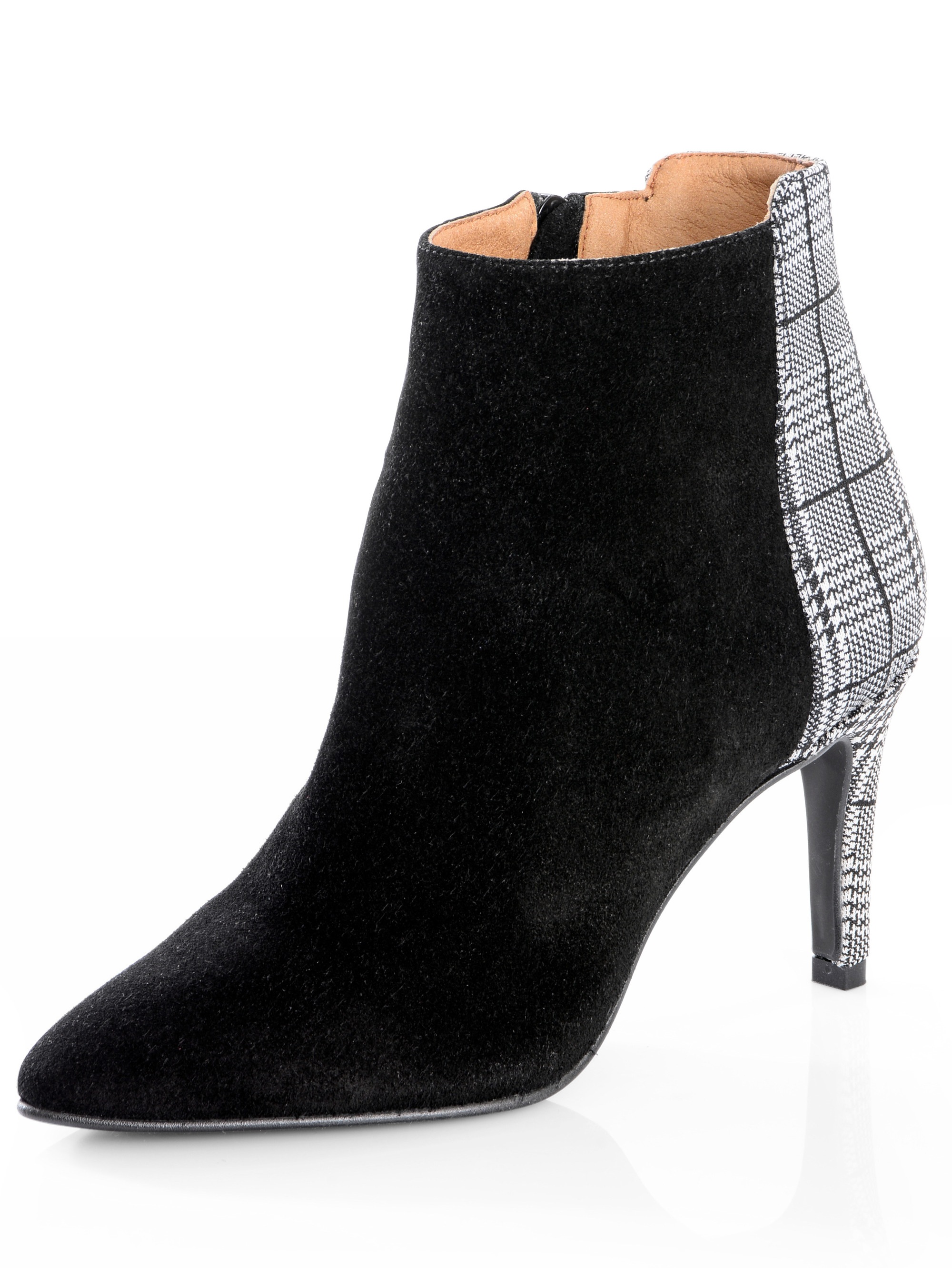 Alba Moda Stiefelette mit Textileinsatz hinten