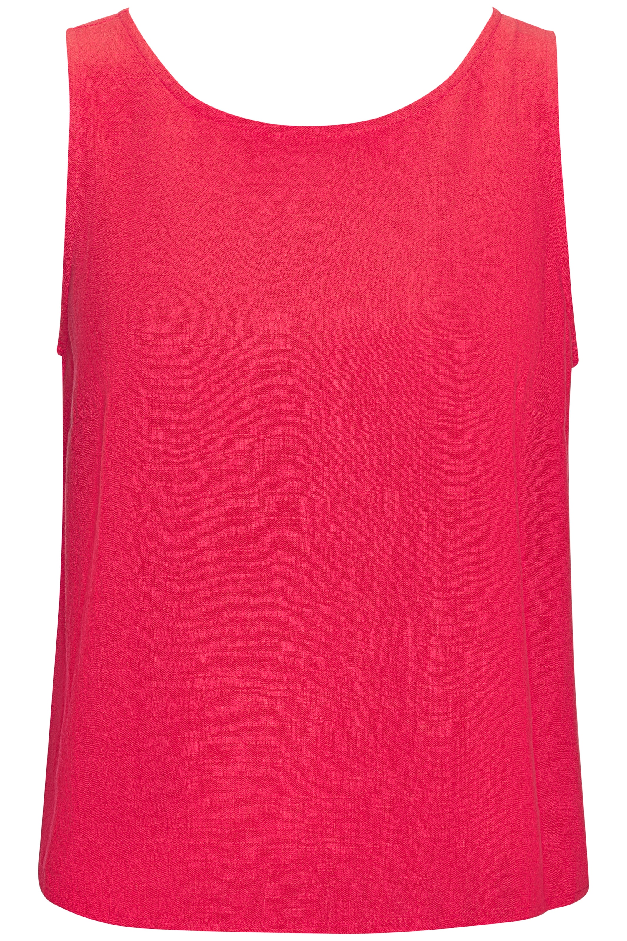 LASCANA Blusentop mit Leinenanteil, kurz geschnittenes Top günstig online kaufen