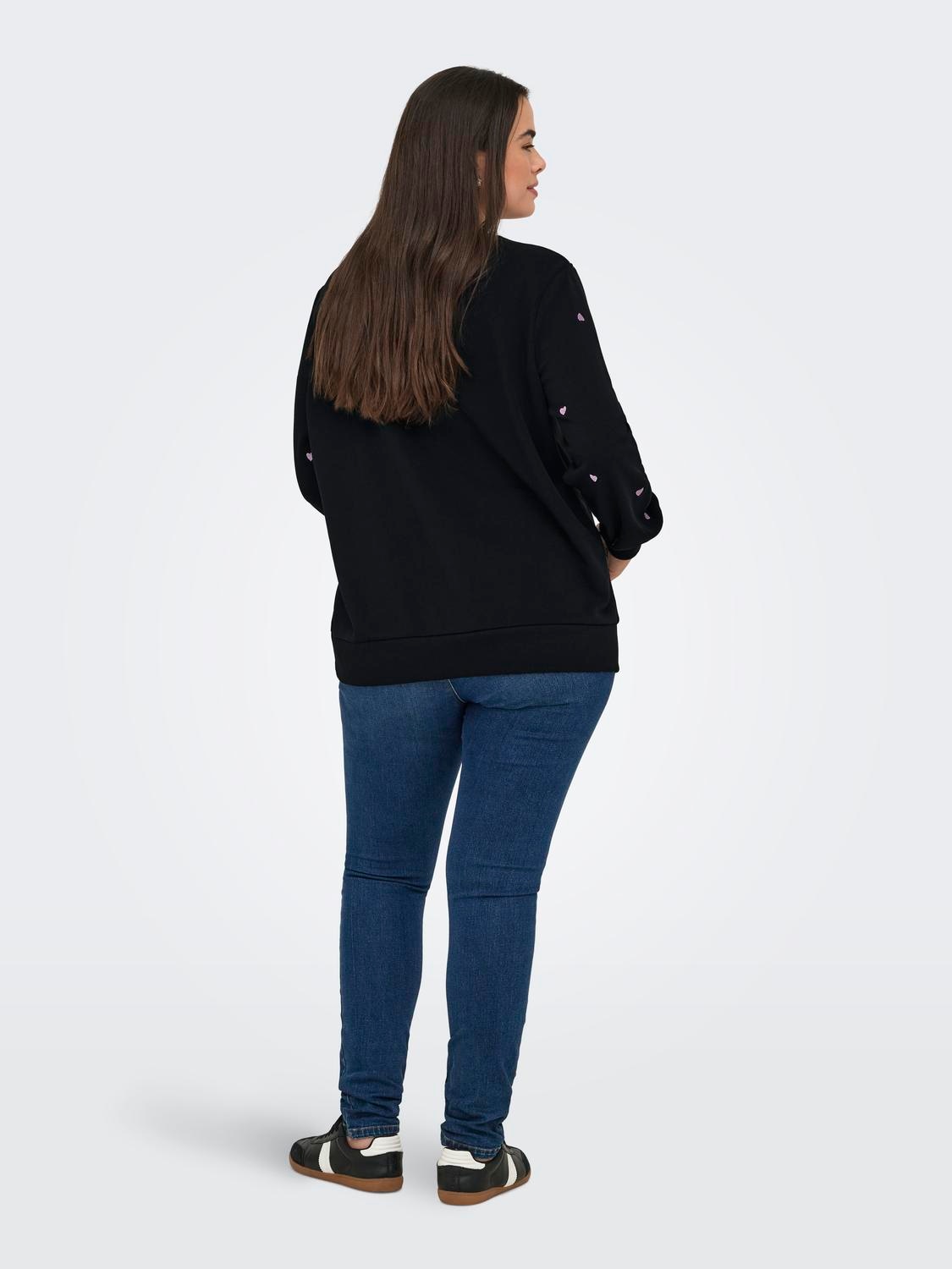 ONLY CARMAKOMA Sweatshirt »CARMIA LS O-NECK SWEAT JRS«