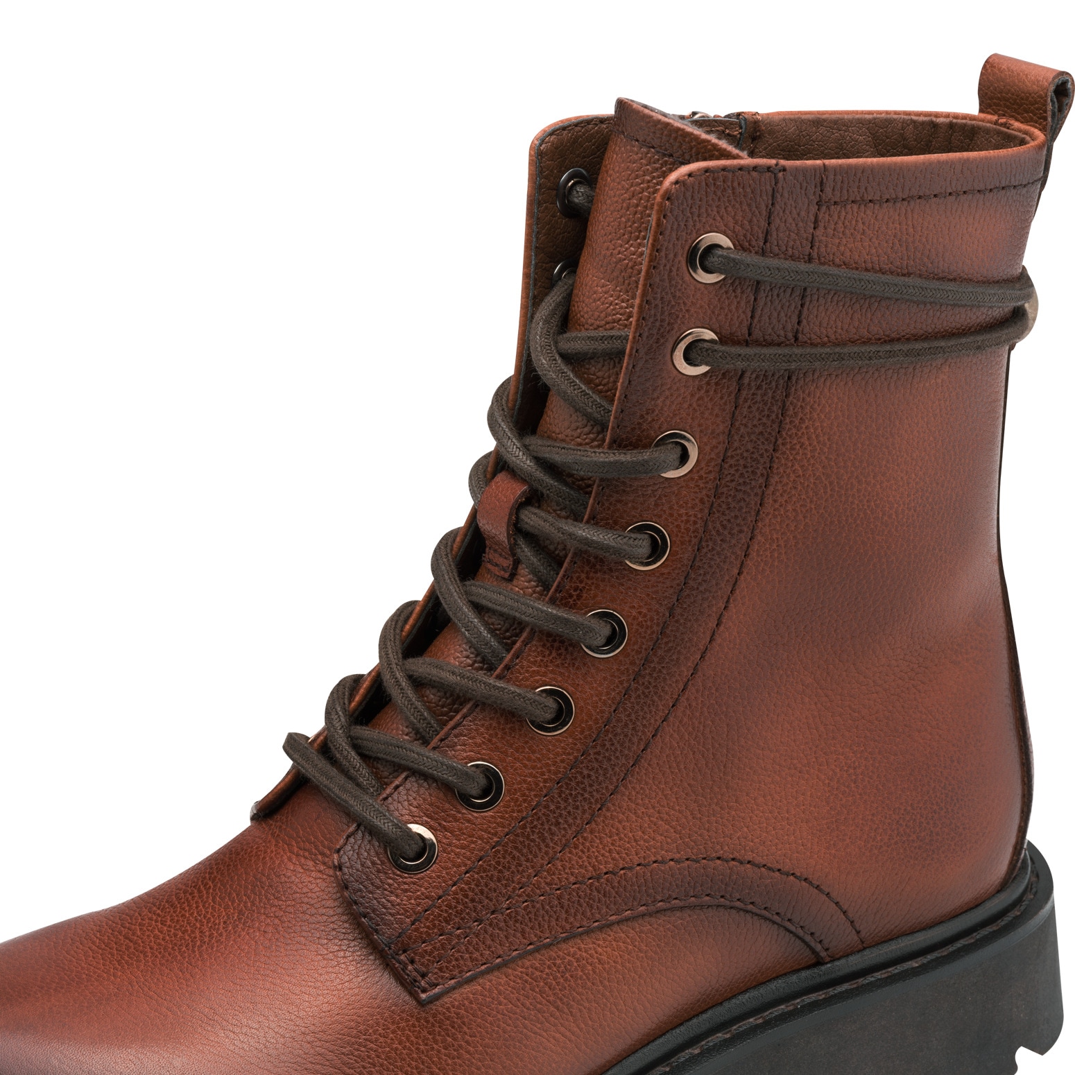Tamaris Schnürstiefelette, Blockabsatz, Schnürboots mit schaftumwickelnenden Schnürsenkeln
