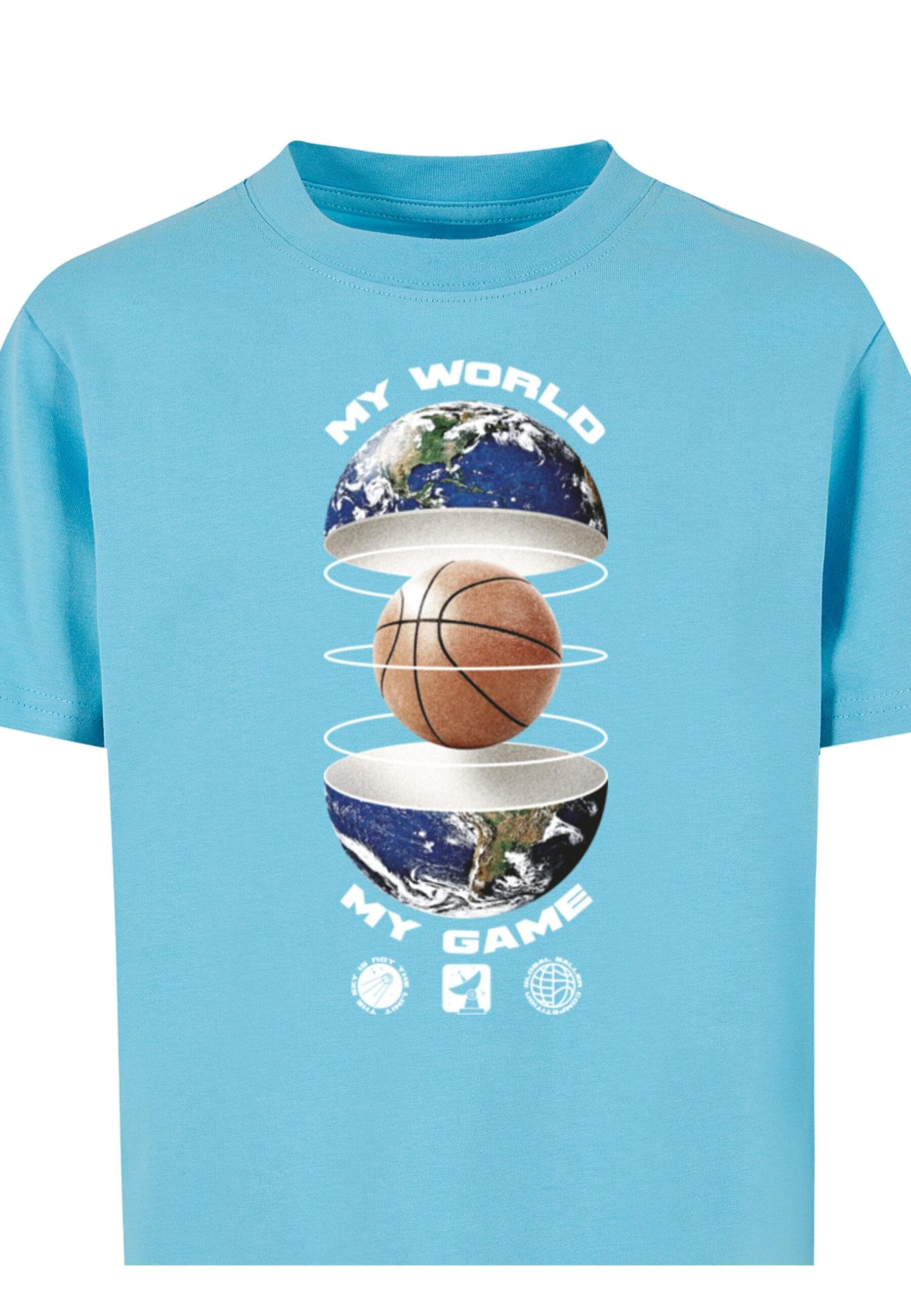 MisterTee T-Shirt »MisterTee Herren Kids Ballin World Tee«, (1 tlg.)