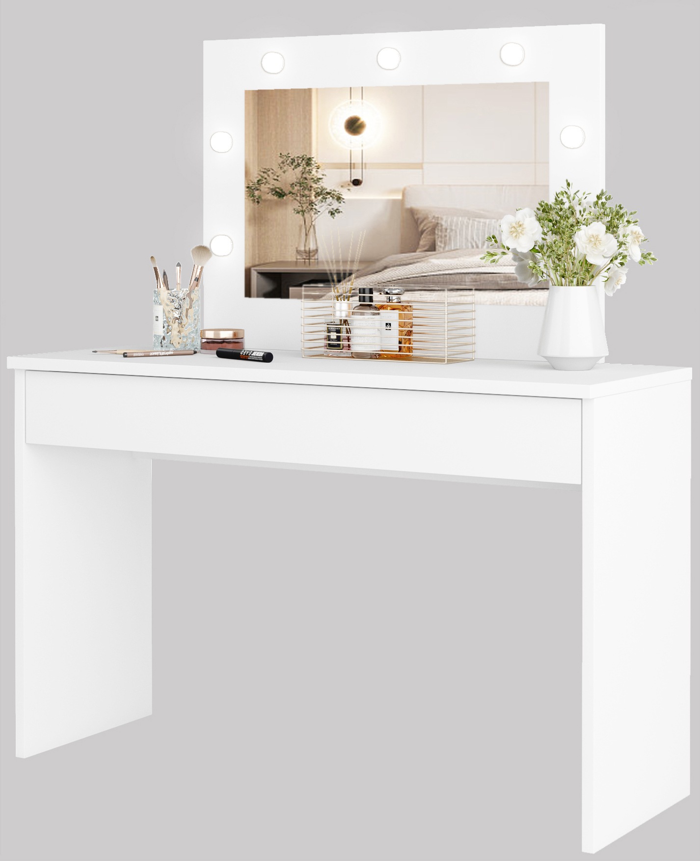 Home affaire Schminktisch "Eva, Frisiertisch Kosmetiktisch 1 Schublade", (F günstig online kaufen