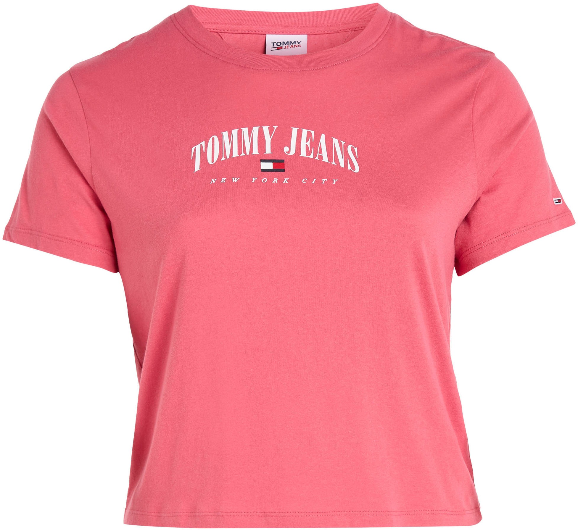 Tommy Jeans Curve Kurzarmshirt »TJW CRV BBY ESSENTIAL LOGO 2 SS«, (1 tlg.), PLUS  SIZE CURVE,mit Tommy Jeans-Markendetails für bestellen | BAUR