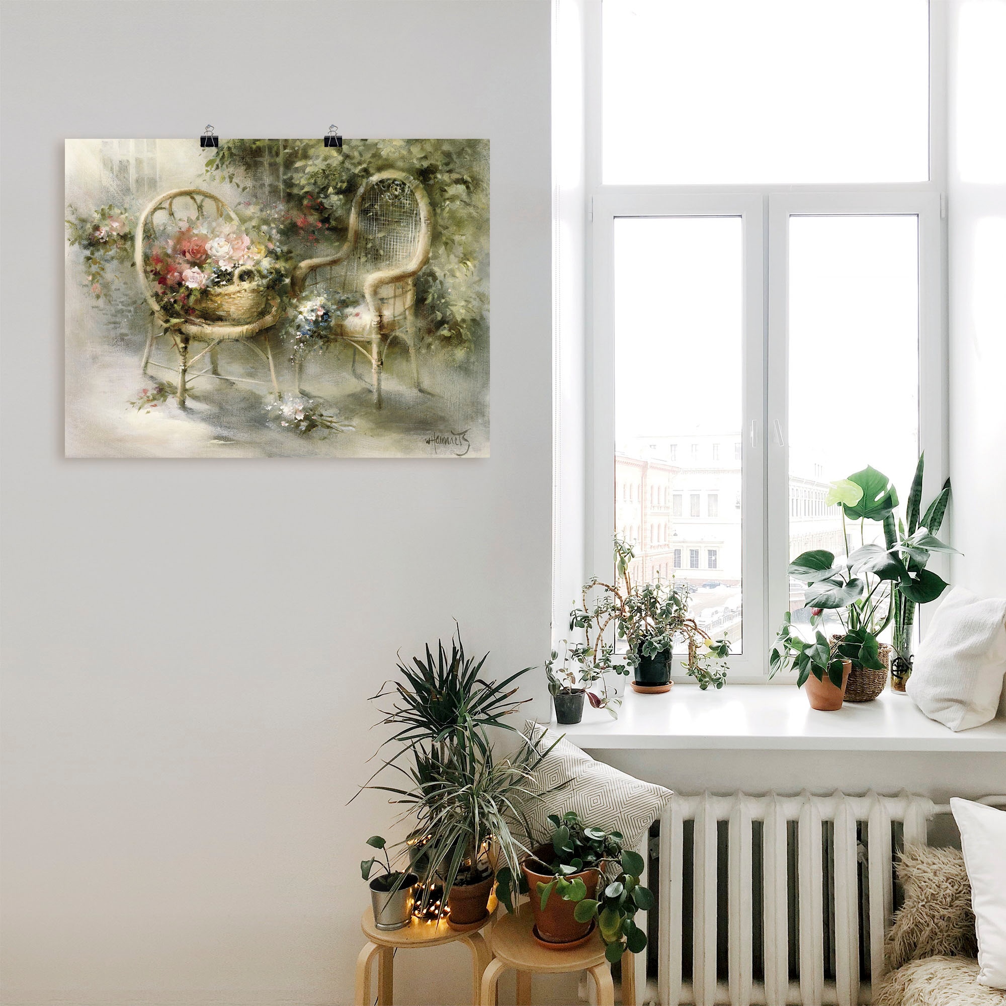 Artland Wandbild »Sommer II«, Garten, (1 St.), als Leinwandbild, Poster in verschied. Größen
